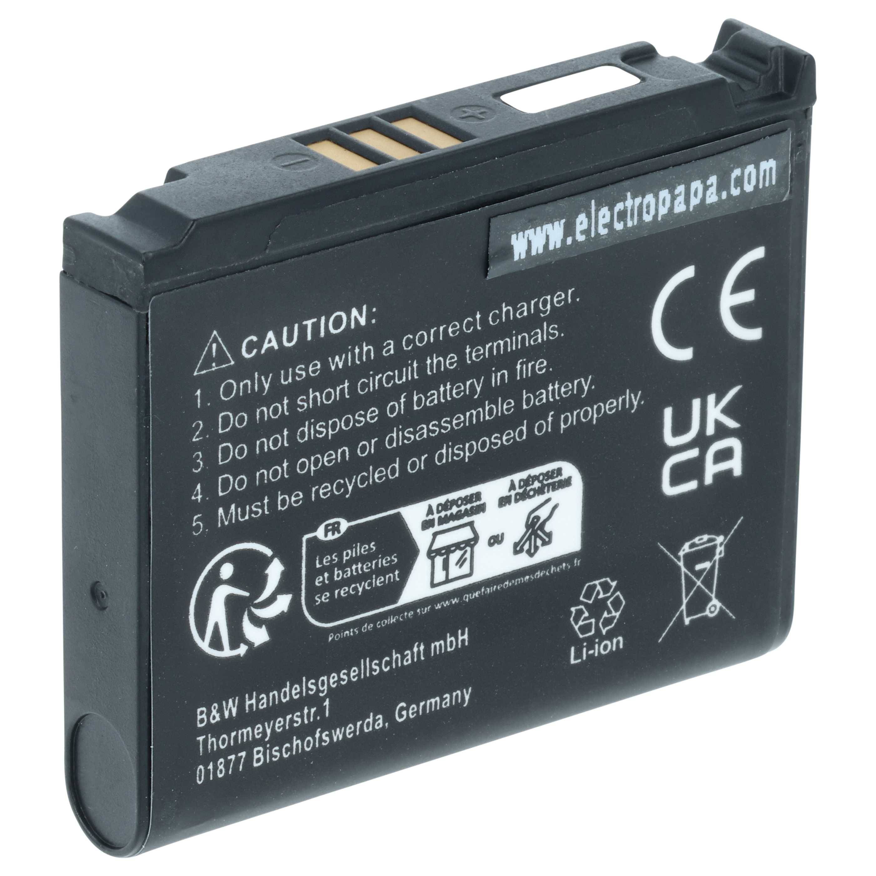 vhbw Akku kompatibel mit Samsung GT-S7330 | GT-M6710 Beat Disc, SGH-E950, SGH-A551, GT-S3310 Handy Smartphone Telefon-1