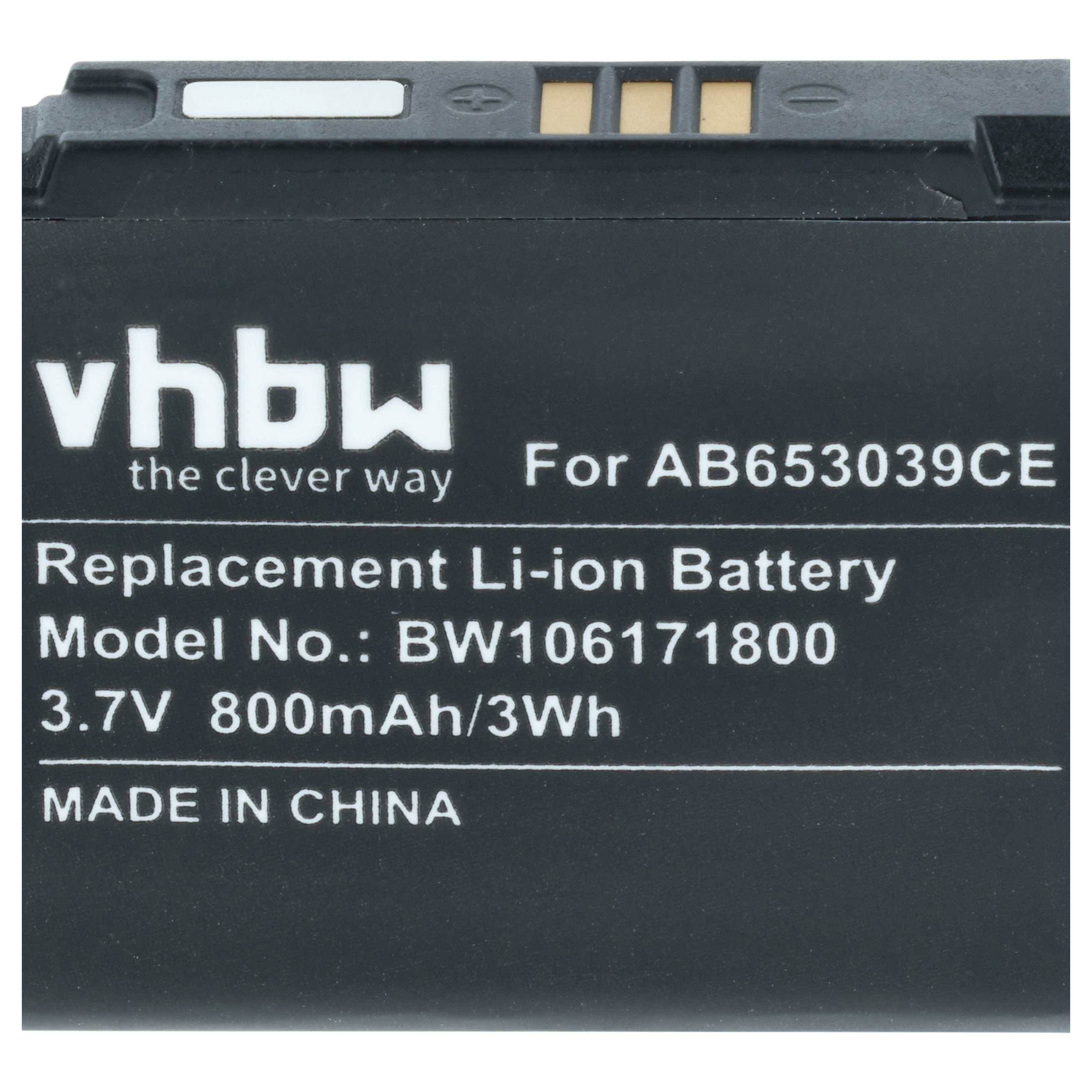vhbw Akku kompatibel mit Samsung GT-S7330 | GT-M6710 Beat Disc, SGH-E950, SGH-A551, GT-S3310 Handy Smartphone Telefon-3