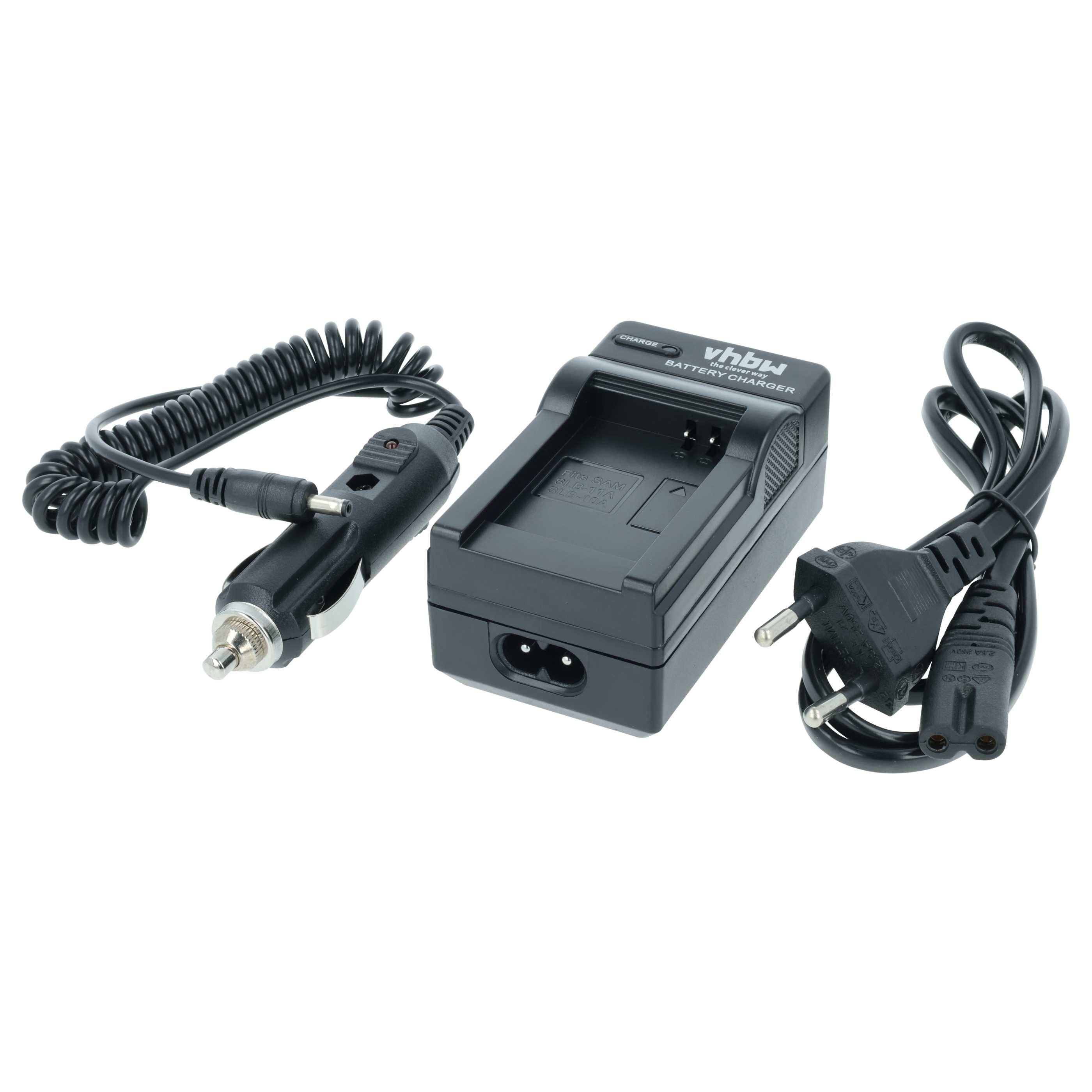 vhbw Ladegerät kompatibel mit Samsung Digimax PL51 | PL60, PL55, PL70, PL65, PL50, NV9, M310W, M100 Kamera - Ladeschale-0
