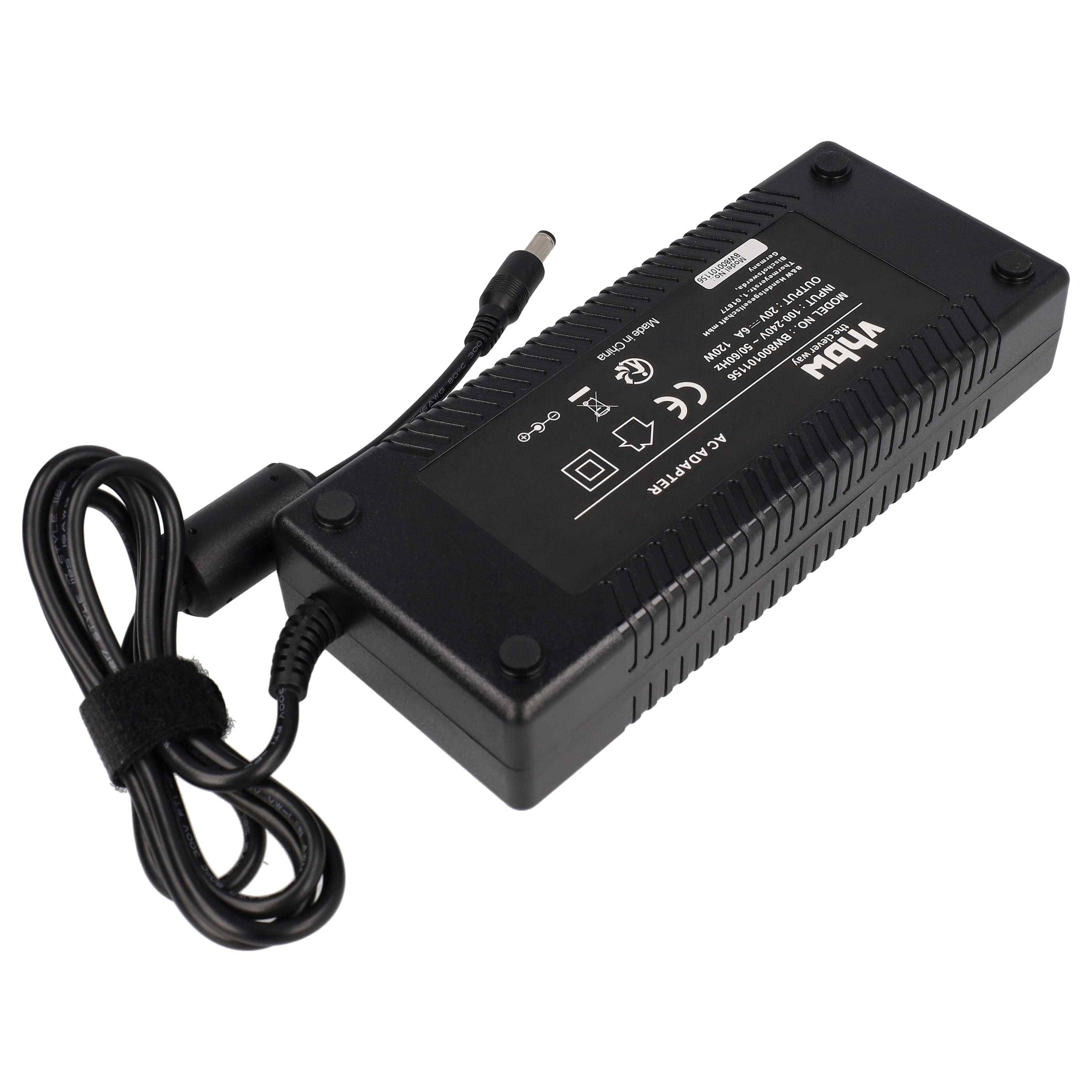 vhbw Netzteil kompatibel mit Acer Travelmate 1600 | 1610, 1606, 1620, 1500, 1360, 1520, 1510 Notebook - 200 cm, 120 W-5