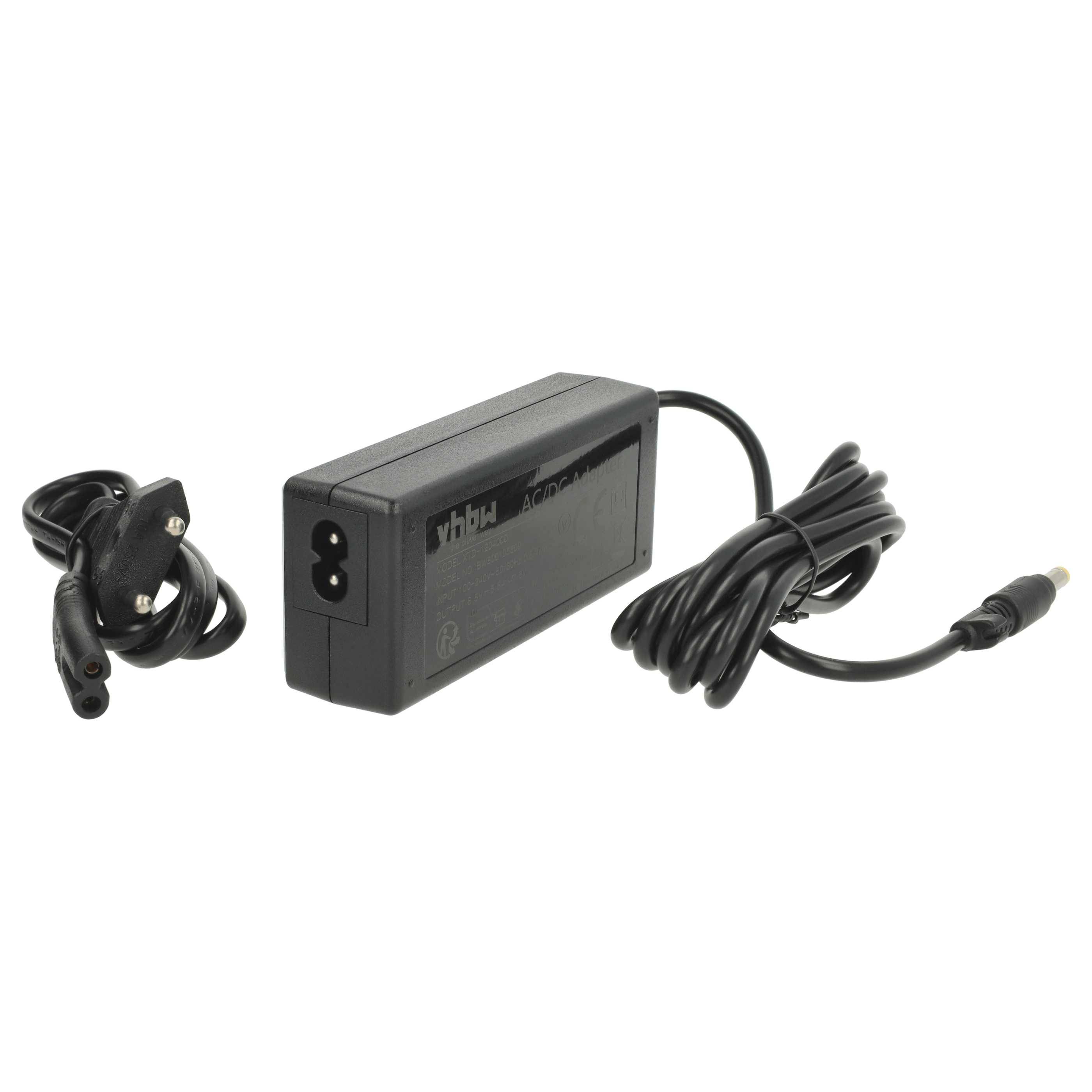 vhbw Netzteil kompatibel mit Sony Playstation 2 & PS2 Slim Line SCPH-7xxxx Modelle: 70004, 75004, 77004 - 220V Netzkabel-0