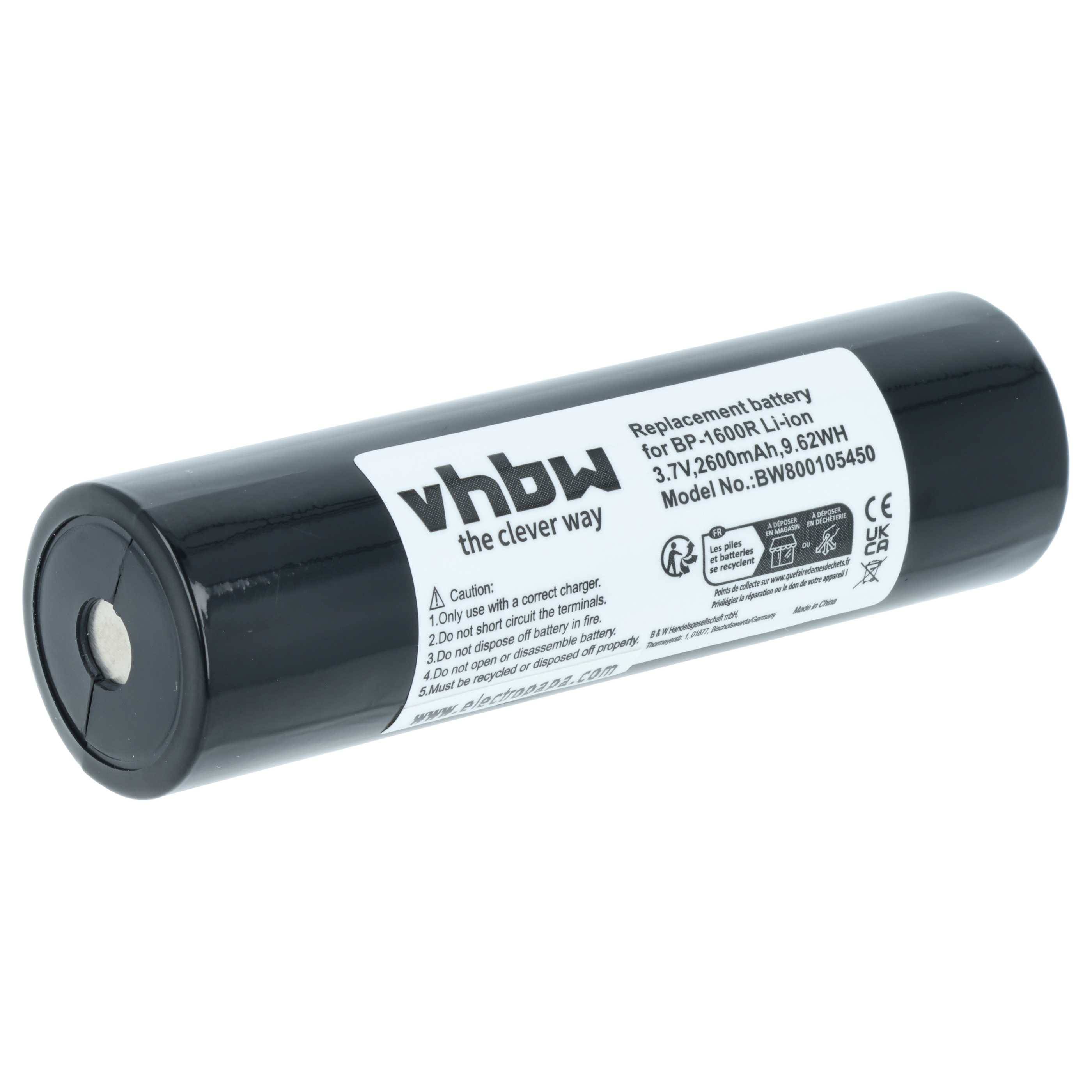 vhbw Akku kompatibel mit Kyocera Samurai 2100G | KYOCERA 2100DG, Samuria 2100DG tragbaren Mini Disk DV (2600 mAh, 3,7 V-0