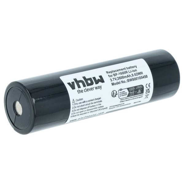 vhbw Akku kompatibel mit Sony SONY MD-MS200 tragbaren Mini Disk DV (2600 mAh, 3,7 V, Li-Ion)
