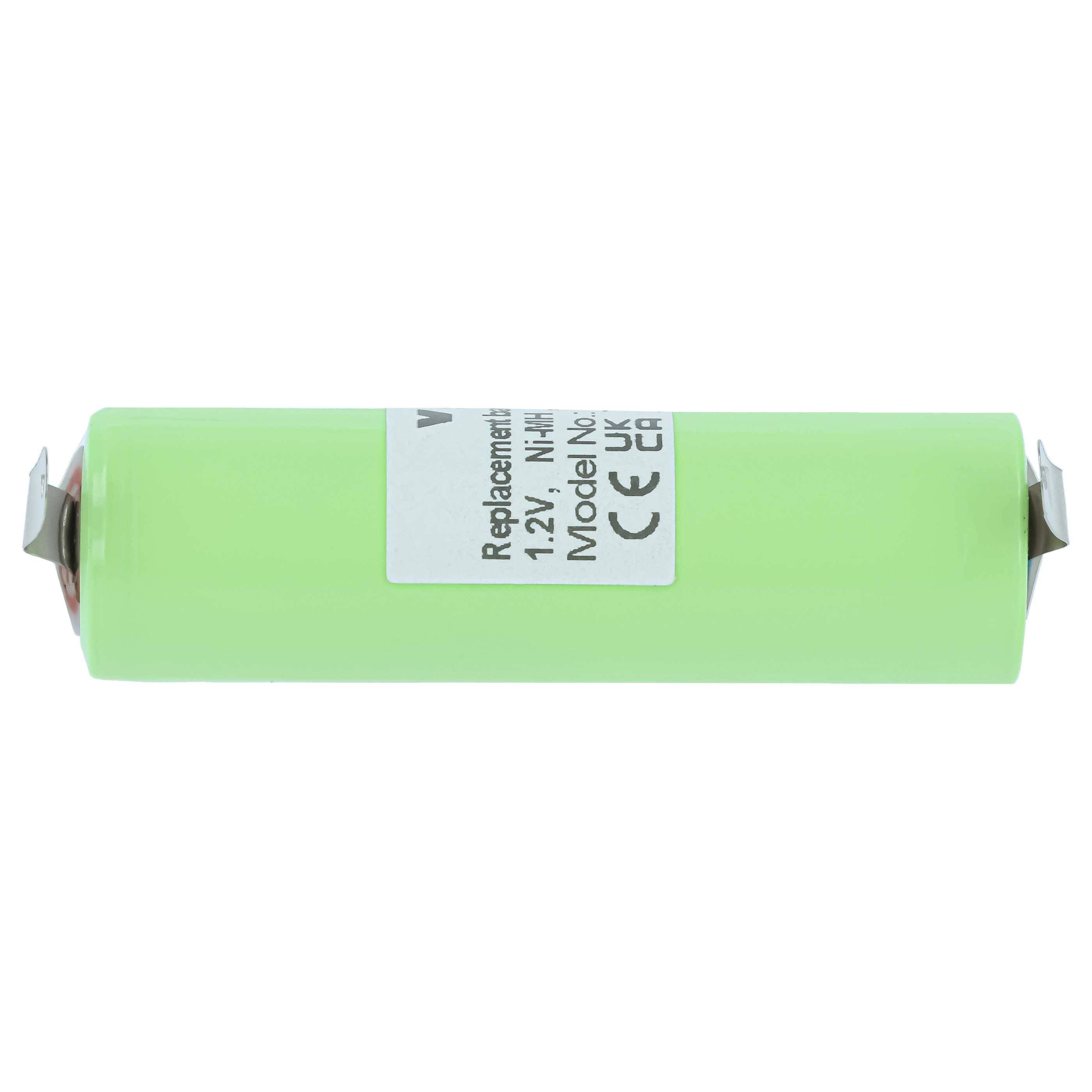 vhbw Akku kompatibel mit Ermila Bella 1590 | Rasierer (2000 mAh, 1,2 V, NiMH)-2