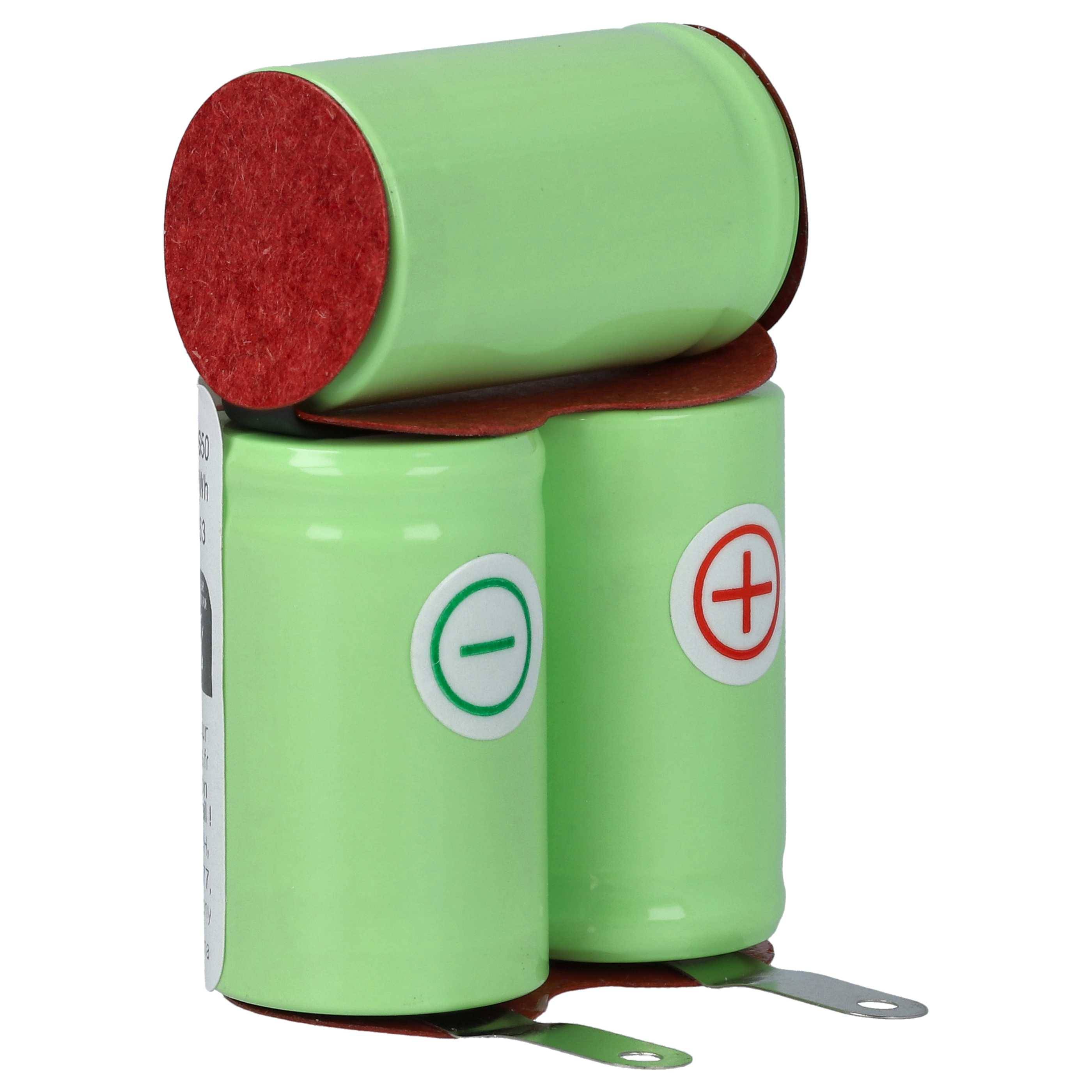 vhbw Akku kompatibel mit Wella Xpert HS50 Tondeo ECO XP | Rasierer (1300 mAh, 1,2 V, NiMH)-1