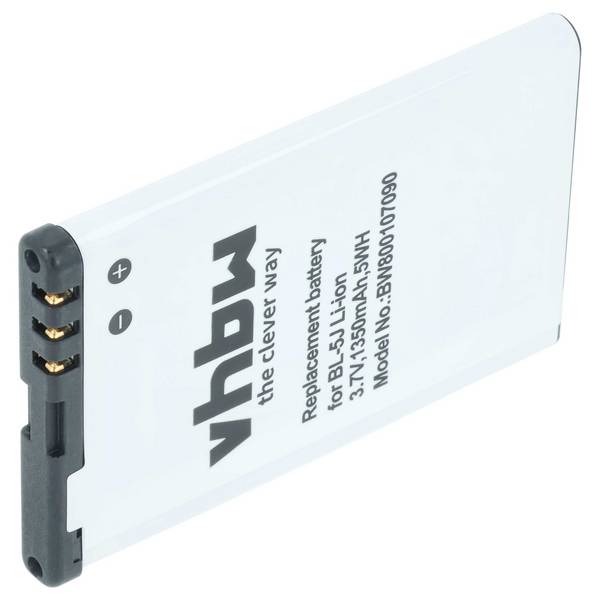 vhbw Akku Ersatz für Doro RCB01 | für Handy Smartphone Telefon (1350 mAh, 3,7 V, Li-Ion)