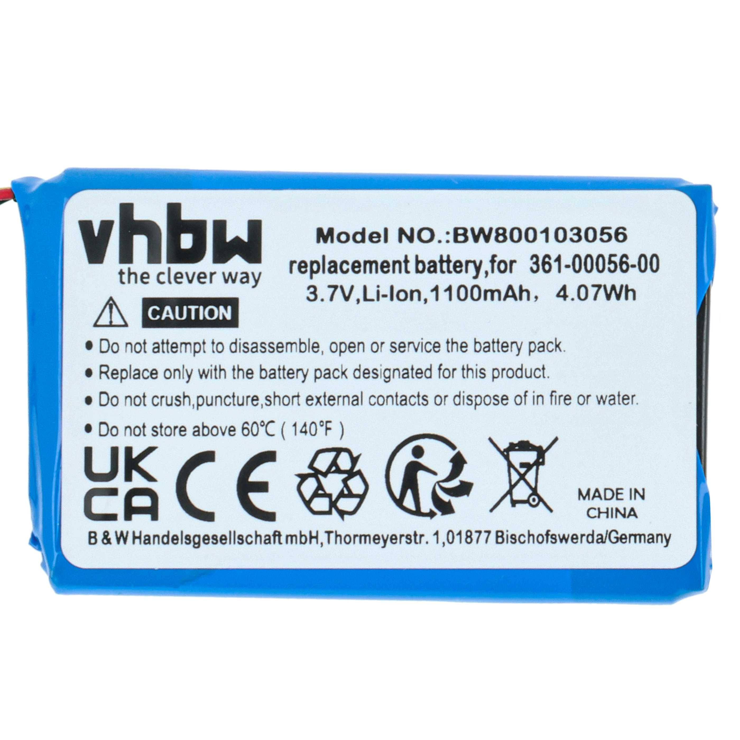 vhbw Akku kompatibel mit Garmin Camper 660 LMT-D | GPS Navigation Navi (1100mAh, 3,7V, Li-Ion)-3