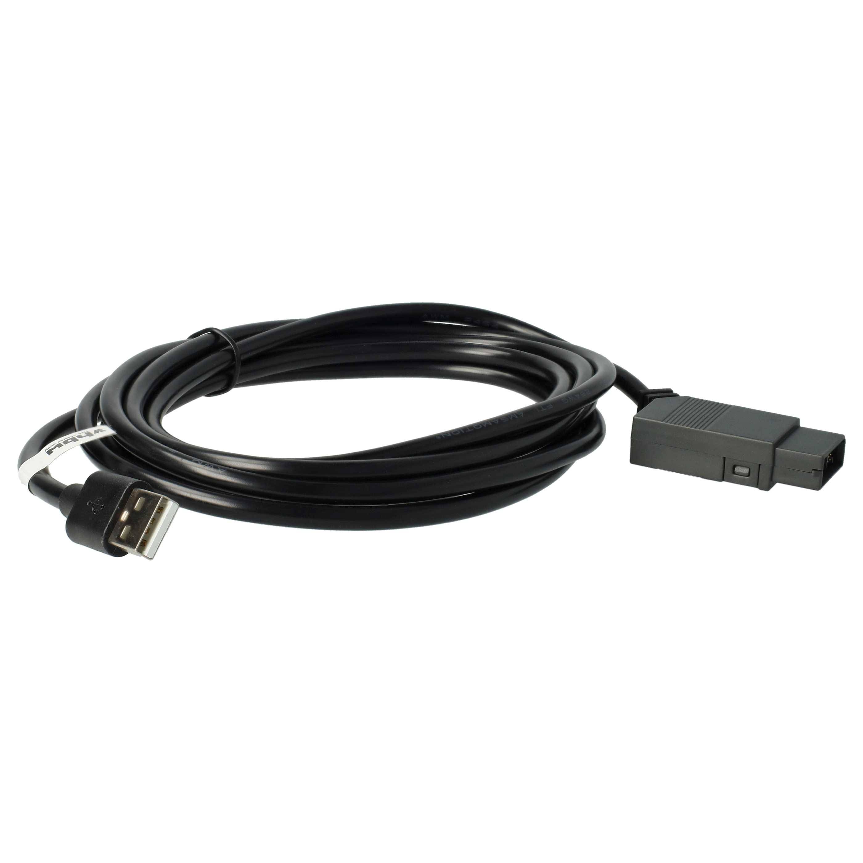 vhbw USB Programmierkabel PLC kompatibel mit Siemens Logo 230rc | 230, 230rcl Funkgerät, schwarz-1