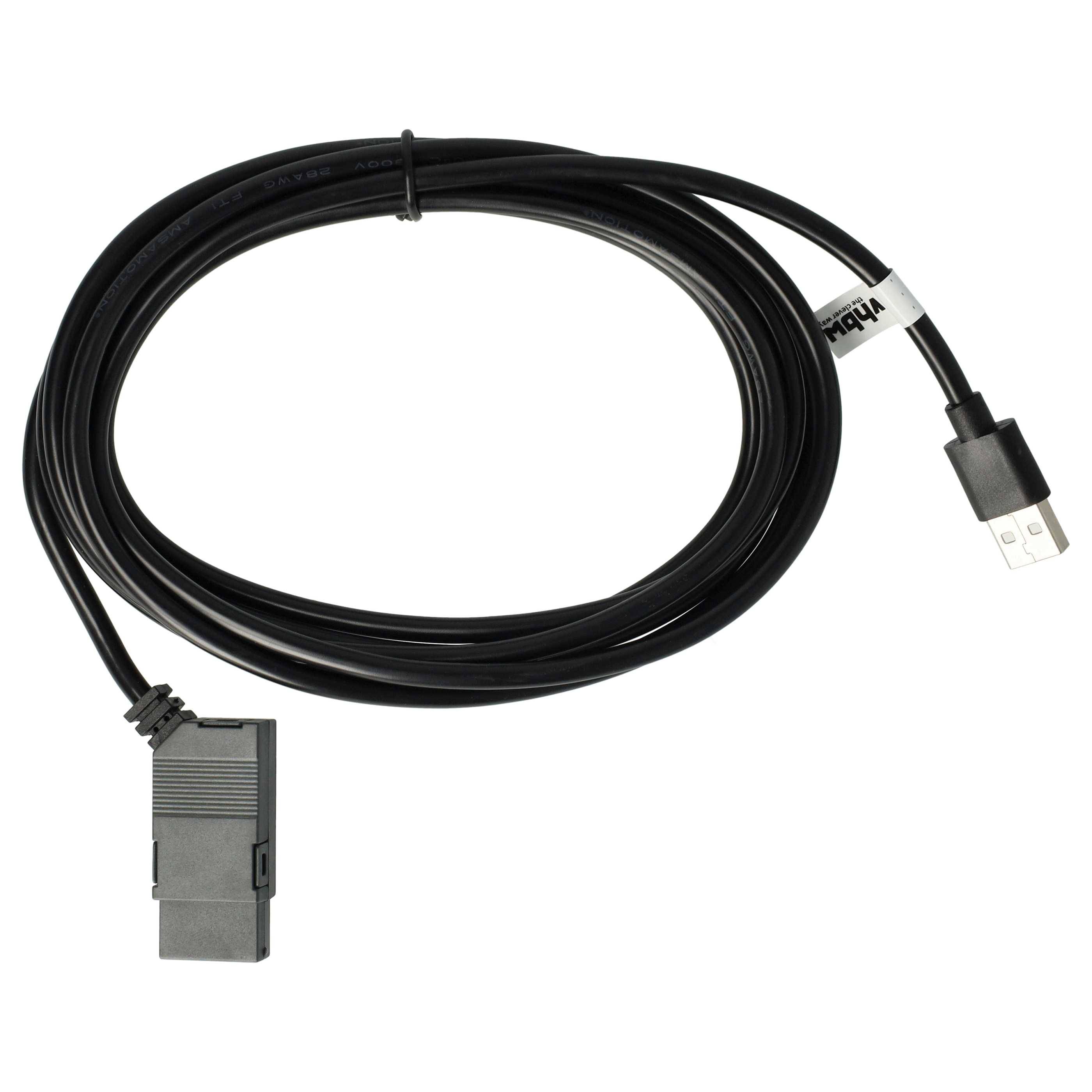 vhbw USB Programmierkabel PLC kompatibel mit Siemens Logo 230rc | 230, 230rcl Funkgerät, schwarz-2