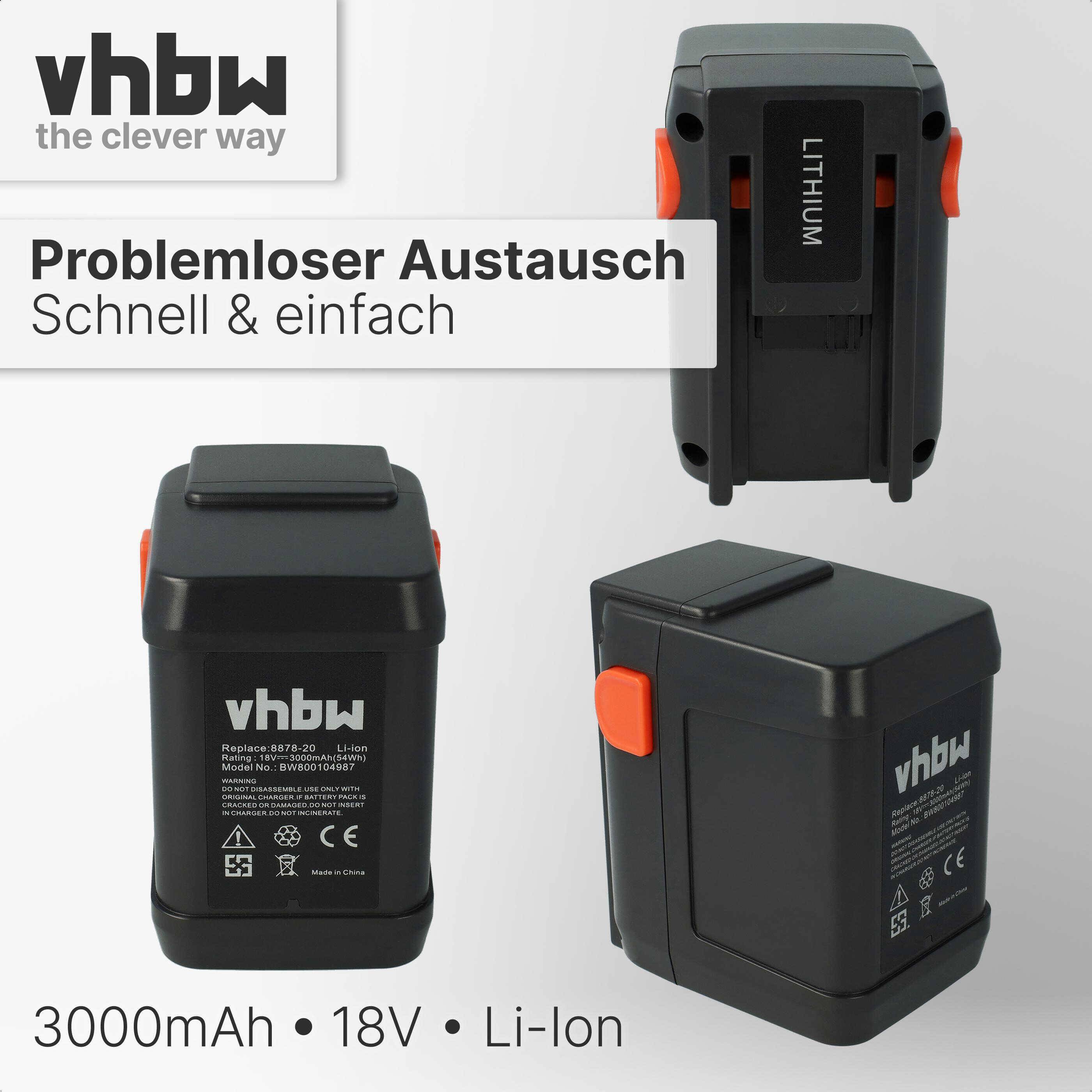 vhbw 3x Akku Ersatz für Gardena 8835 | 8839, 8839-20, 8835-20, 8835-U, 8835-00.701.00 für Grasschere, Strauchschere-4