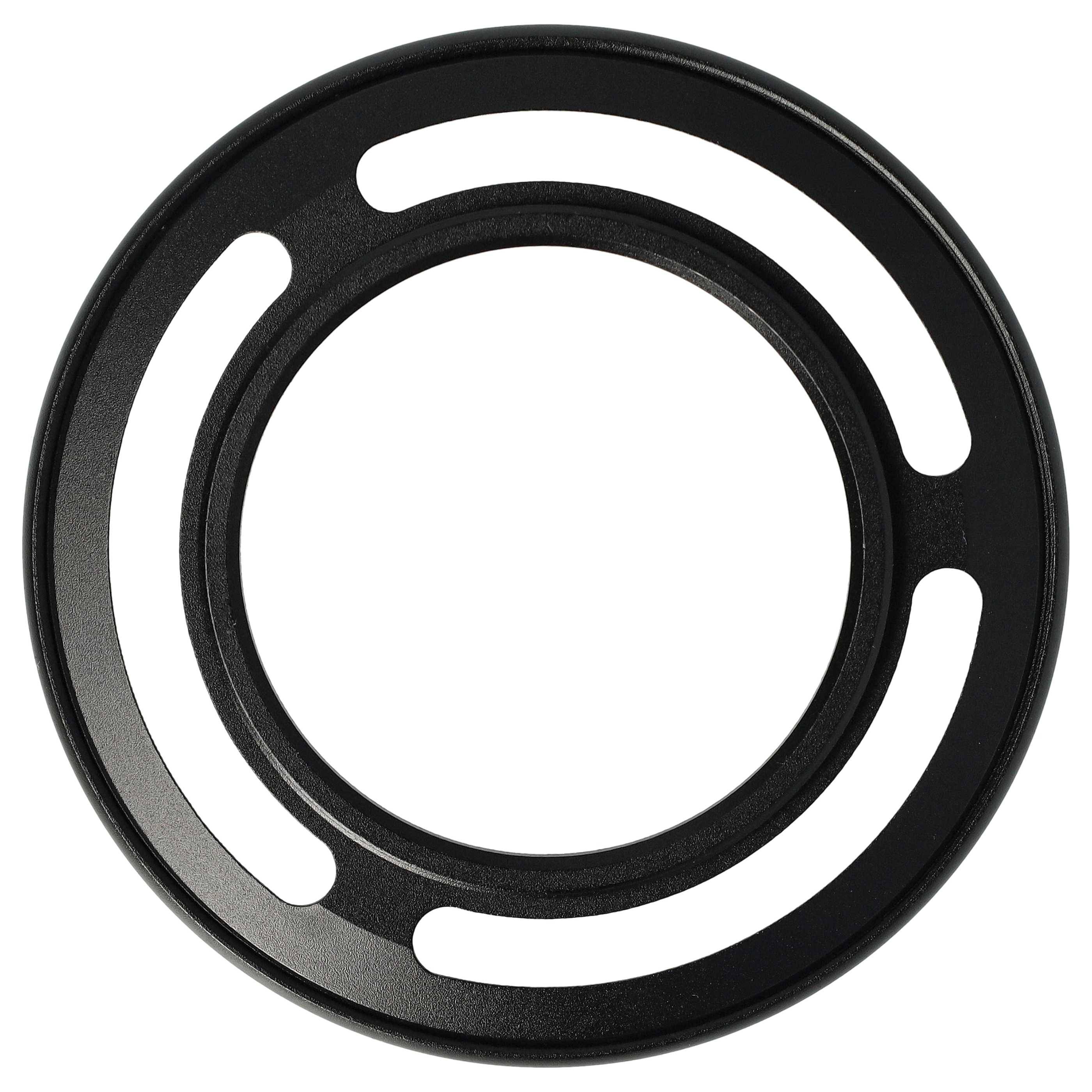 vhbw Gegenlichtblende kompatibel mit Fujifilm FinePix 30 | X20, X10 52mm Objektiv, Schwarz, Metall, Rund, 6,2 cm-3