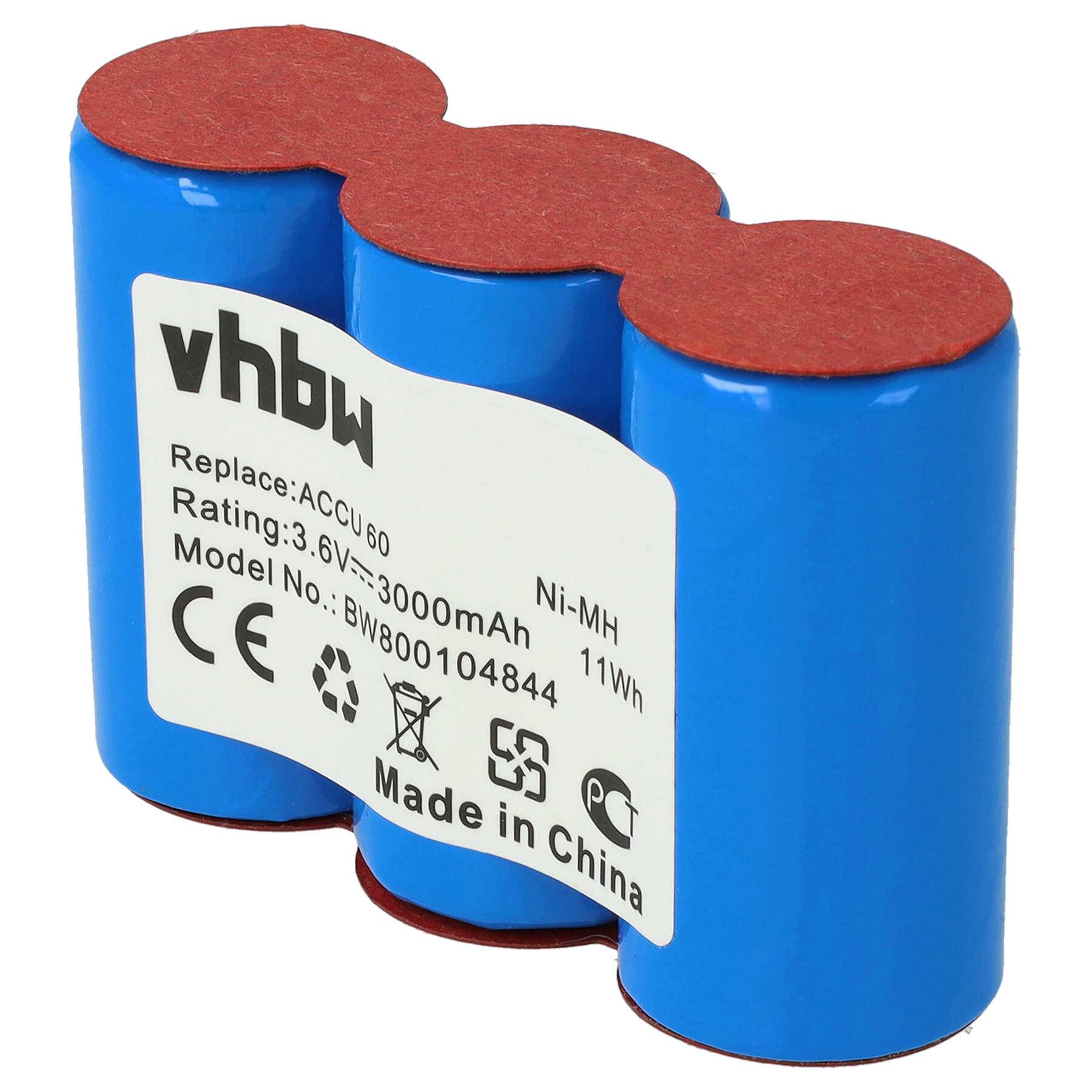 vhbw Akku kompatibel mit Gardena Rasenkantenschere Accu 45 (8808) | Accu 60 (8800, 8810), Wolf RV-E6 7084889, Garne-0
