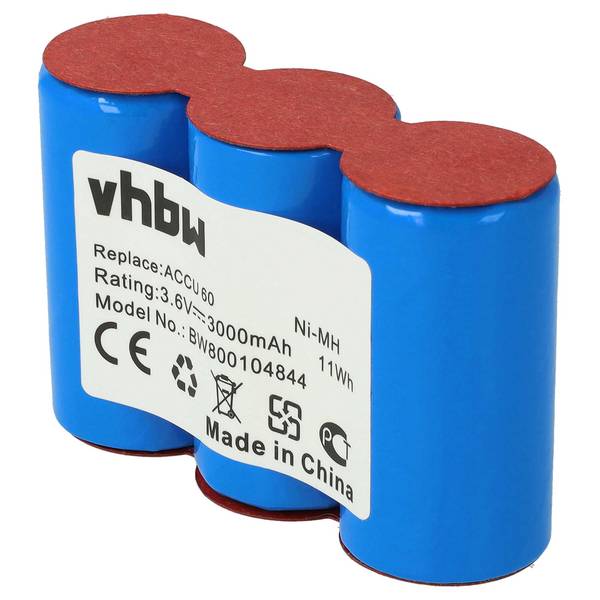 vhbw Akku kompatibel mit Gardena Rasenkantenschere Accu 45 (8808) | Accu 60 (8800, 8810), Wolf RV-E6 7084889, Garne