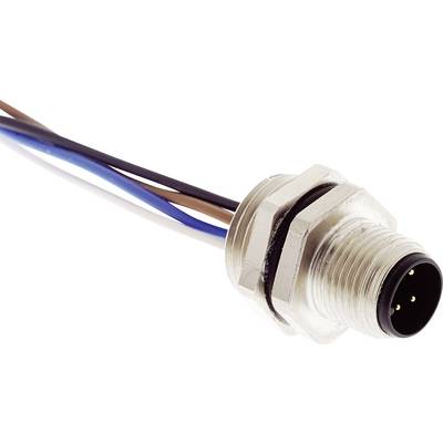 Harting 21033111402 Sensor-/Aktor-Einbausteckverbinder M12 Stecker, Einbau Polzahl Sensoren: 4 1 St.