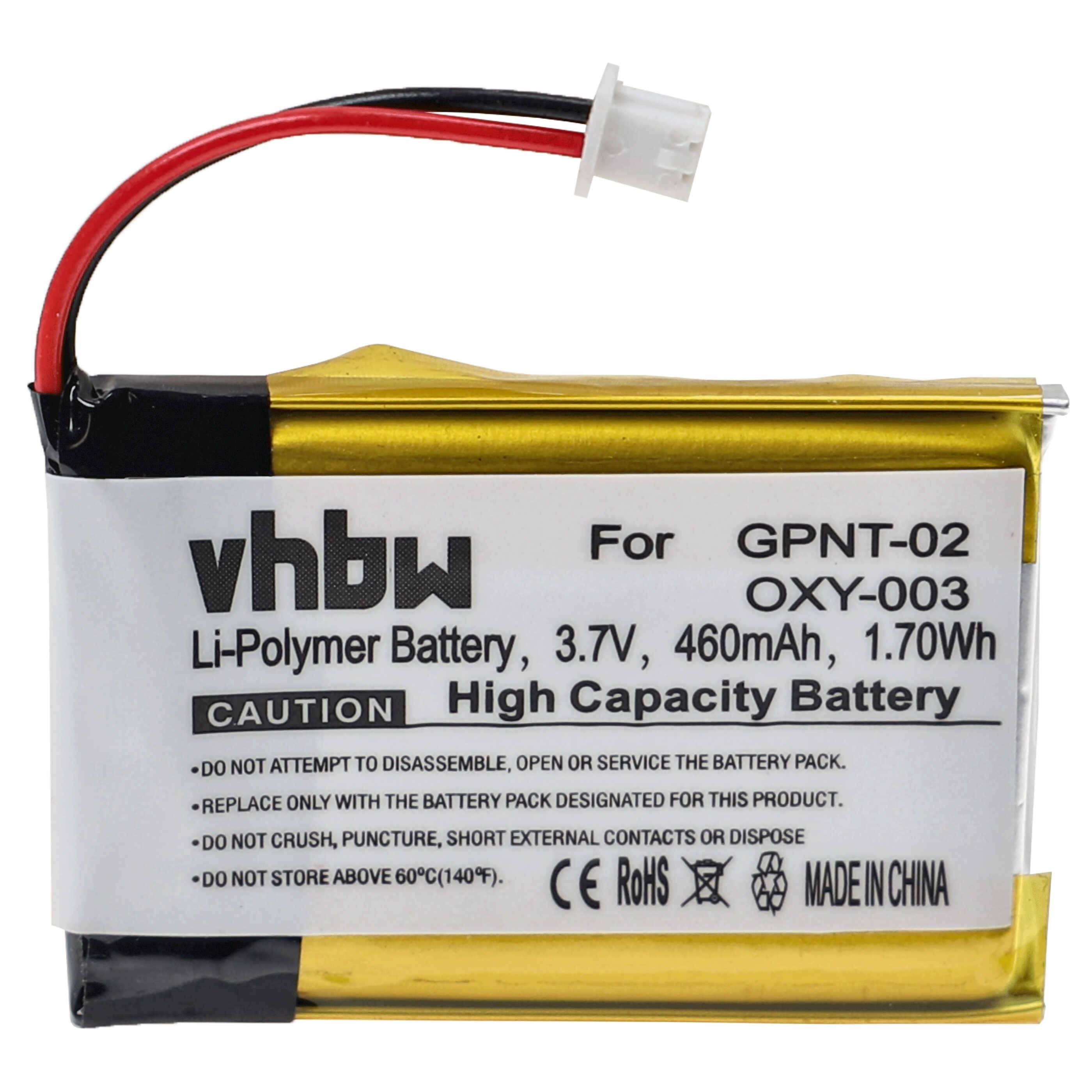 vhbw Akku kompatibel mit Nintendo Gameboy Micro | Spielekonsole (460mAh, 3,7V, Li-Polymer)-0