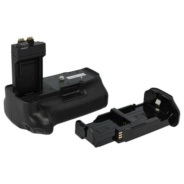 vhbw Batteriegriff kompatibel mit Canon EOS 600D | 650D, 700D, Kiss X5, 550D, Kiss X4 Kamera Spiegelreflexkamera DSLR
