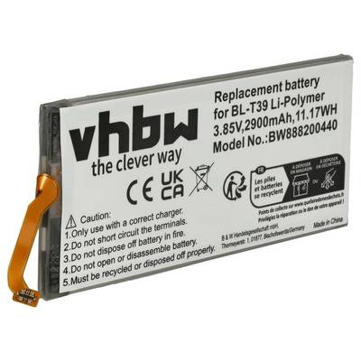vhbw Akku kompatibel mit LG K40 2019 | K30 2019, L423DL, L322DL, Journey, Judy, K12+ 2019 Handy Smartphone Telefon (2900-0