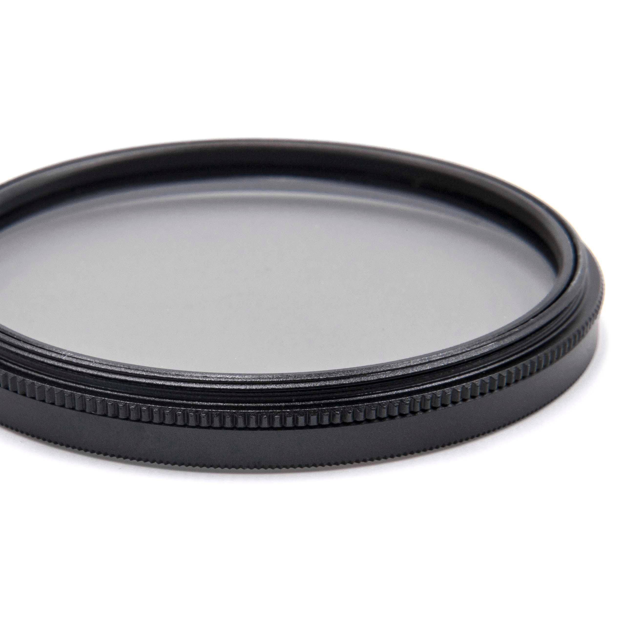 vhbw Polarisationsfilter für Objektive mit 58mm Filtergewinde | Zirkularer Polfilter (CPL), Schwarz, Kamera-1