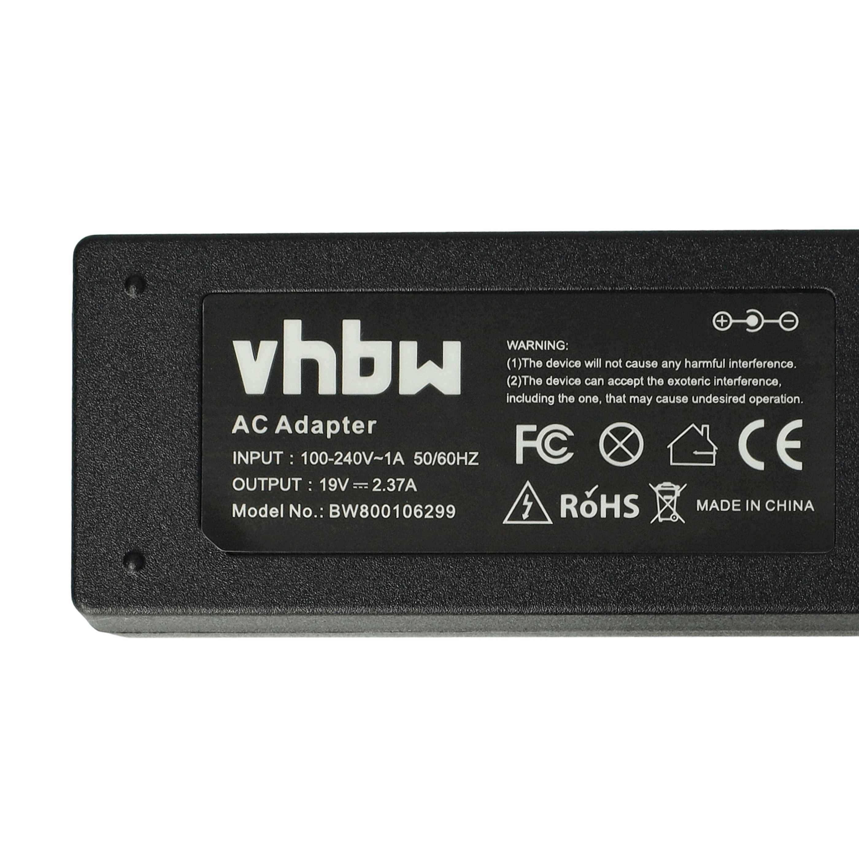 vhbw 1x Netzteil kompatibel mit Asus Transformer Book TP300LA | TP500, TP300LD, Flip TP300, TP550, TP500LA Notebook, 45-4