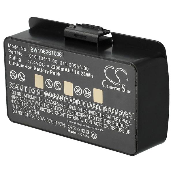 vhbw Akku kompatibel mit Garmin GPSMap 496 | GPS Navigation Navi (2200 mAh, 7,4 V, Li-Ion)