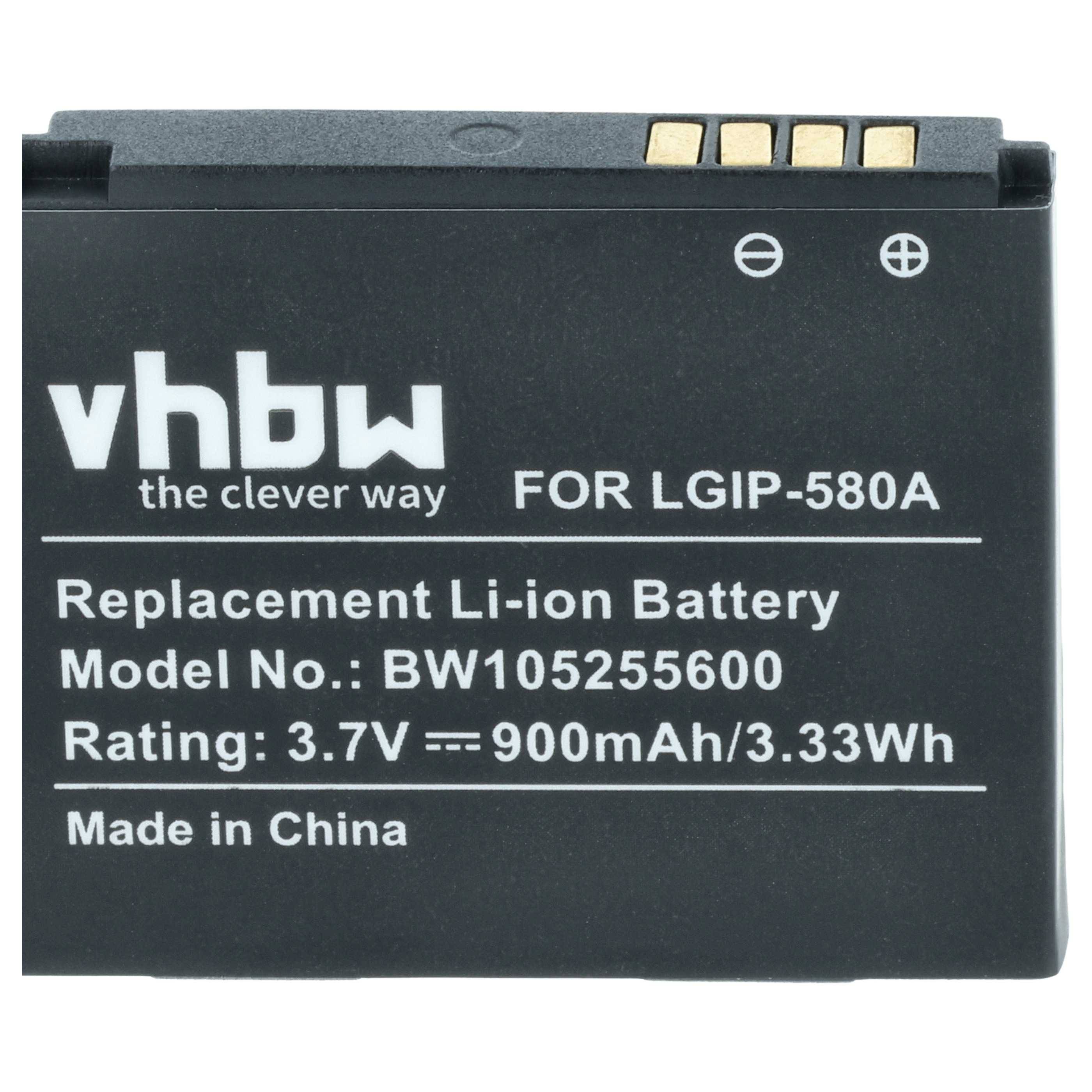 vhbw Akku kompatibel mit LG KC910i Renoir | HB620T DVB-T, KC910, KE998, KB770, KE838, KE990 Handy Smartphone Telefon-3