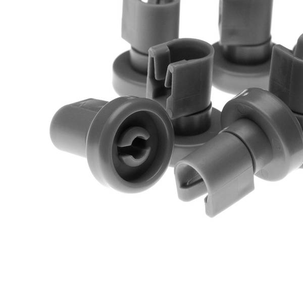 vhbw 8x Korbrolle für Oberkorb kompatibel mit Electrolux ESF 632 | ESF 620, ESF 609, DW 125 Geschirrspüler - Durchmesser