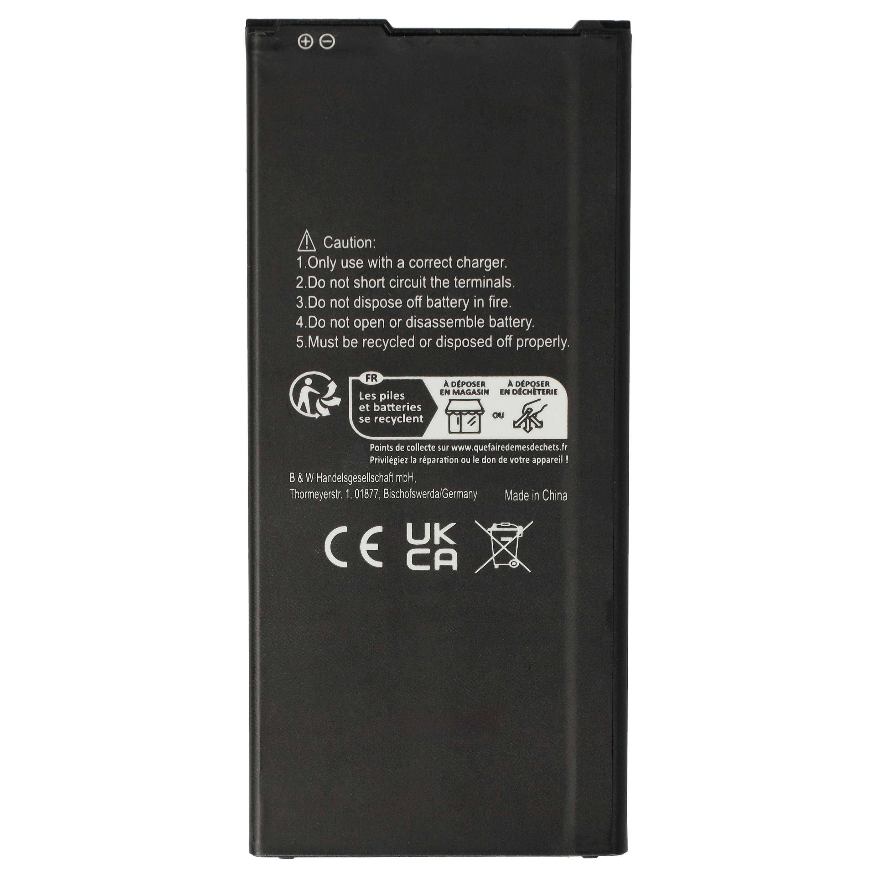 vhbw Akku kompatibel mit Samsung SM-J415GN | SM-J415G/DS, SM-J415G, SM-J415FN, SM-J415F/DS Handy Smartphone Telefon-2