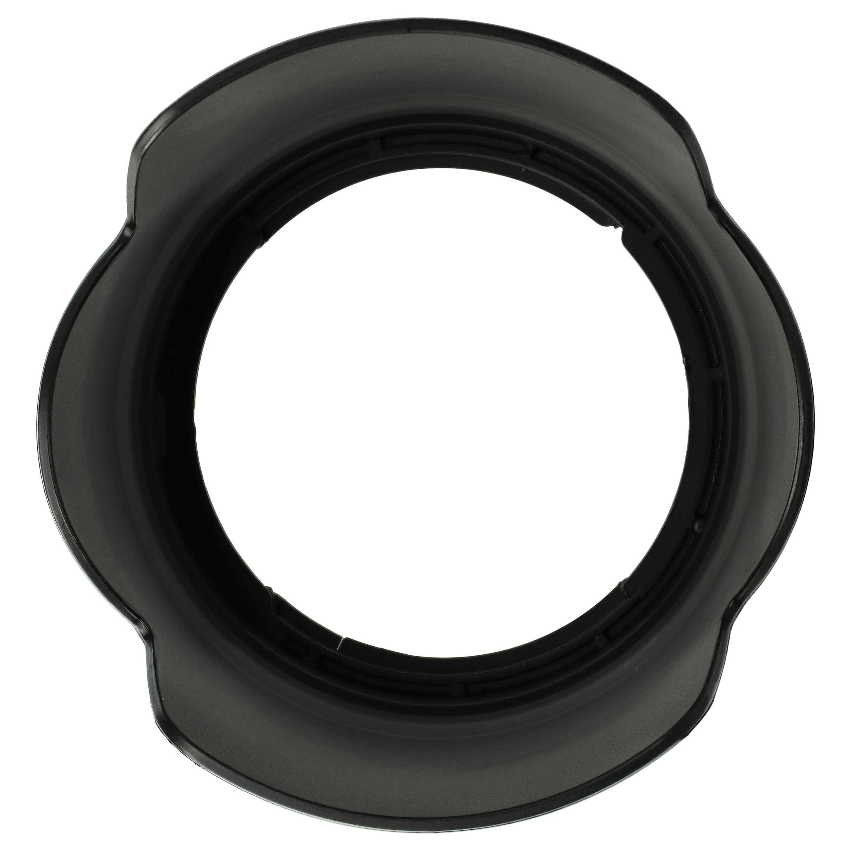 vhbw Gegenlichtblende kompatibel mit Canon EF 70-200mm F | 2,8L IS II USM 77mm Objektiv - Grau Weiß, Kunststoff-1