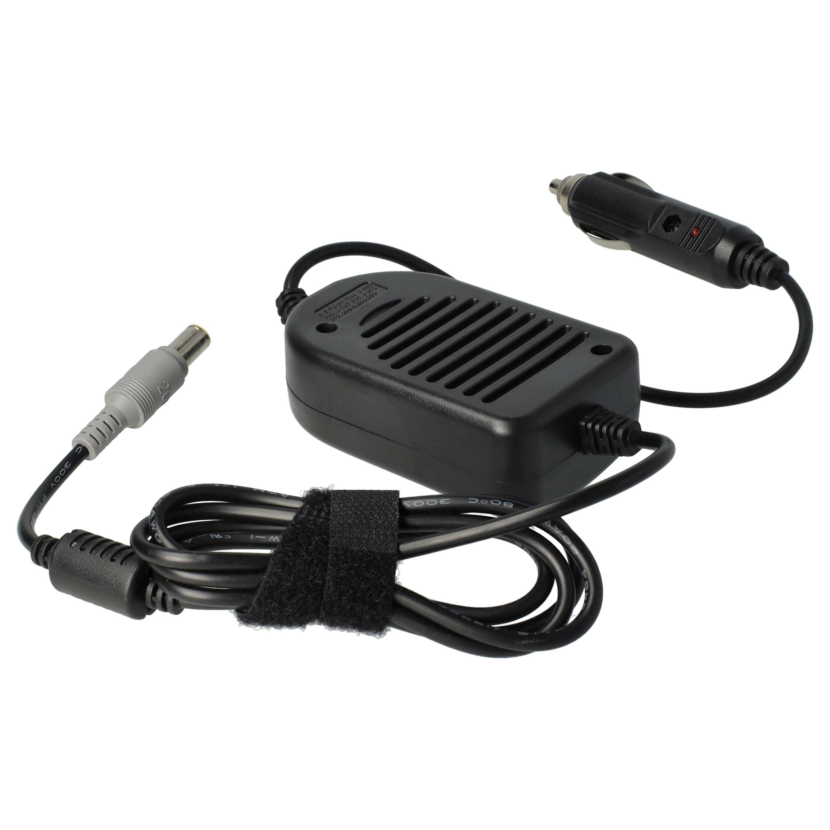 vhbw KFZ-Ladekabel kompatibel mit Lenovo X230 | 3000, N200, V100, C100, N100, 3000 C200, 000 Notebook - 12V Ladegerät-1
