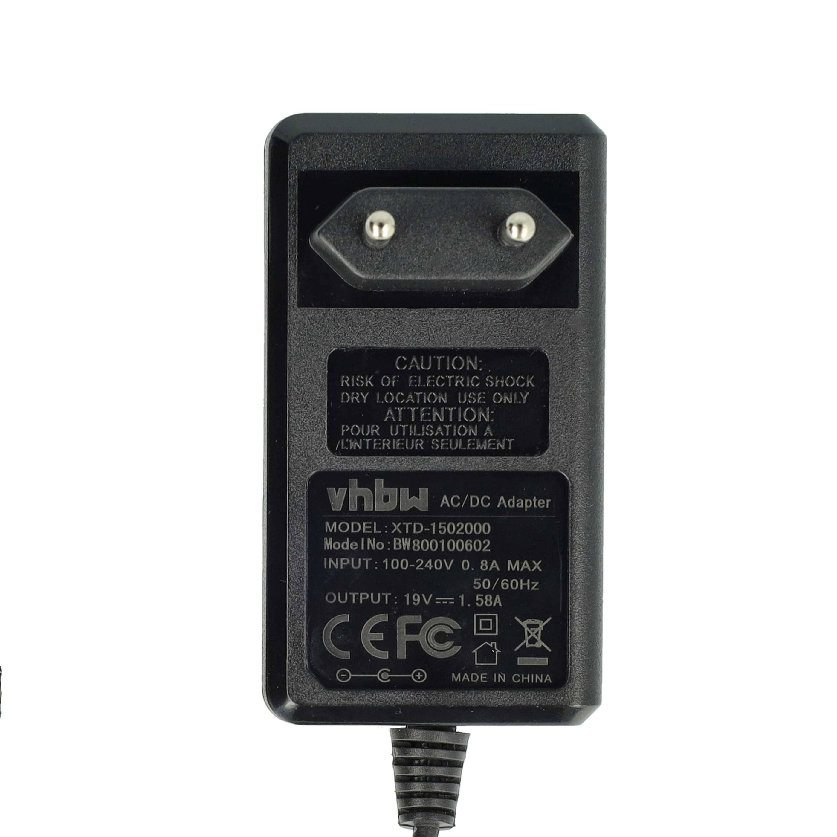 vhbw Netzteil kompatibel mit Acer Aspire One 722 | 522, 521, 531, 531H, 532, 532H, 533, 571H, 721, 725 Notebook, 30 W-4