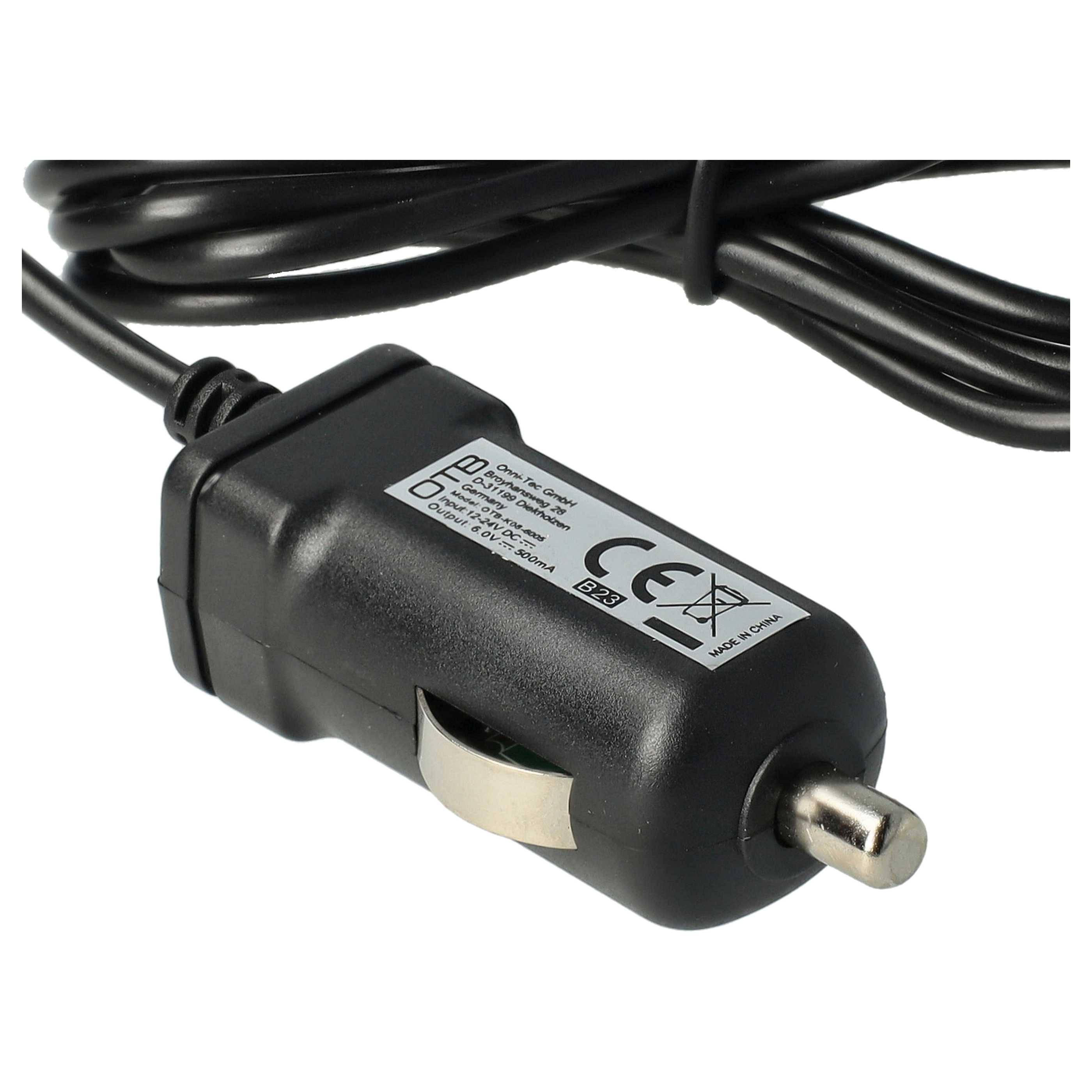 vhbw Kfz-Ladekabel kompatibel mit Nokia 2700 Classic | 2720 Fold, 2710 Navigation Edition Handy - 12V/24V Ladegerät-4