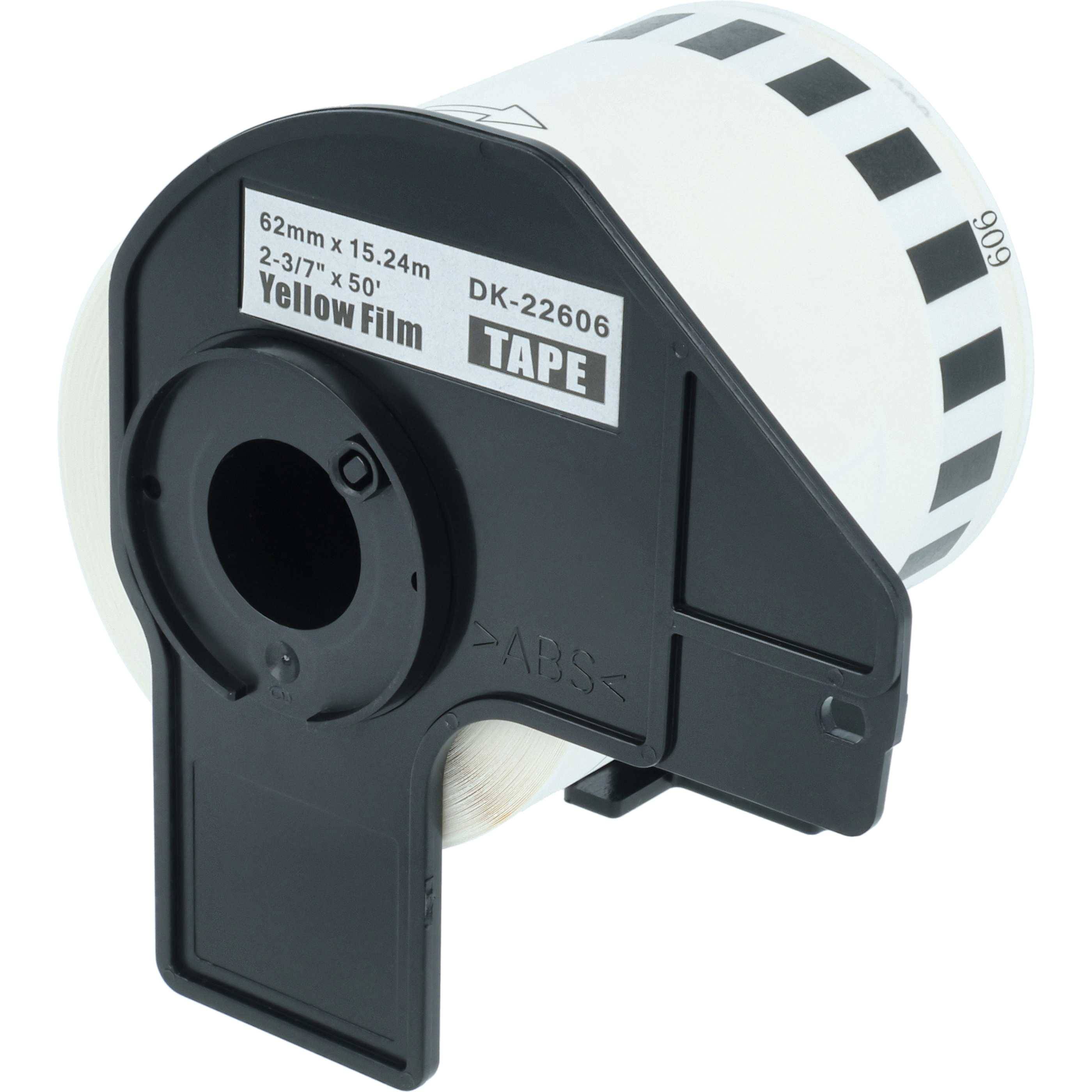 vhbw Etiketten-Rolle 62mm x 15,24m (1 Etikette) kompatibel mit Brother PT QL-580, QL-580N, QL-650, QL650TD-0