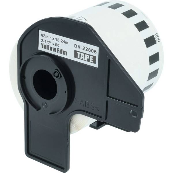 vhbw Etiketten-Rolle 62mm x 15,24m (1 Etikette) kompatibel mit Brother PT QL720NW Etiketten-Drucker - Premium