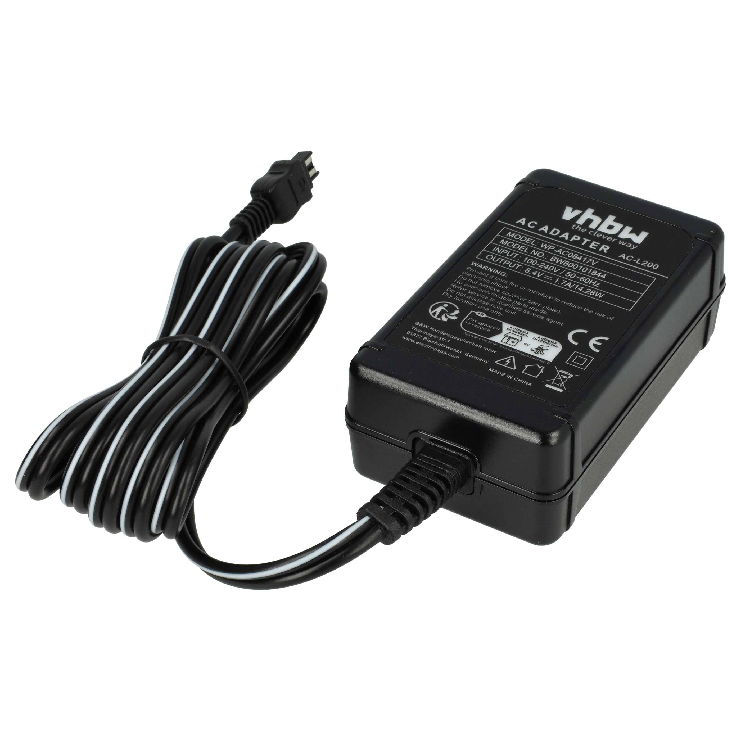 vhbw 1x Netzteil kompatibel mit Sony Handycam CCD-TRV338 | CCD-TRV138, DCR-DVD103, DCR-DVD105E, DCR-DVD106E Kamera-0