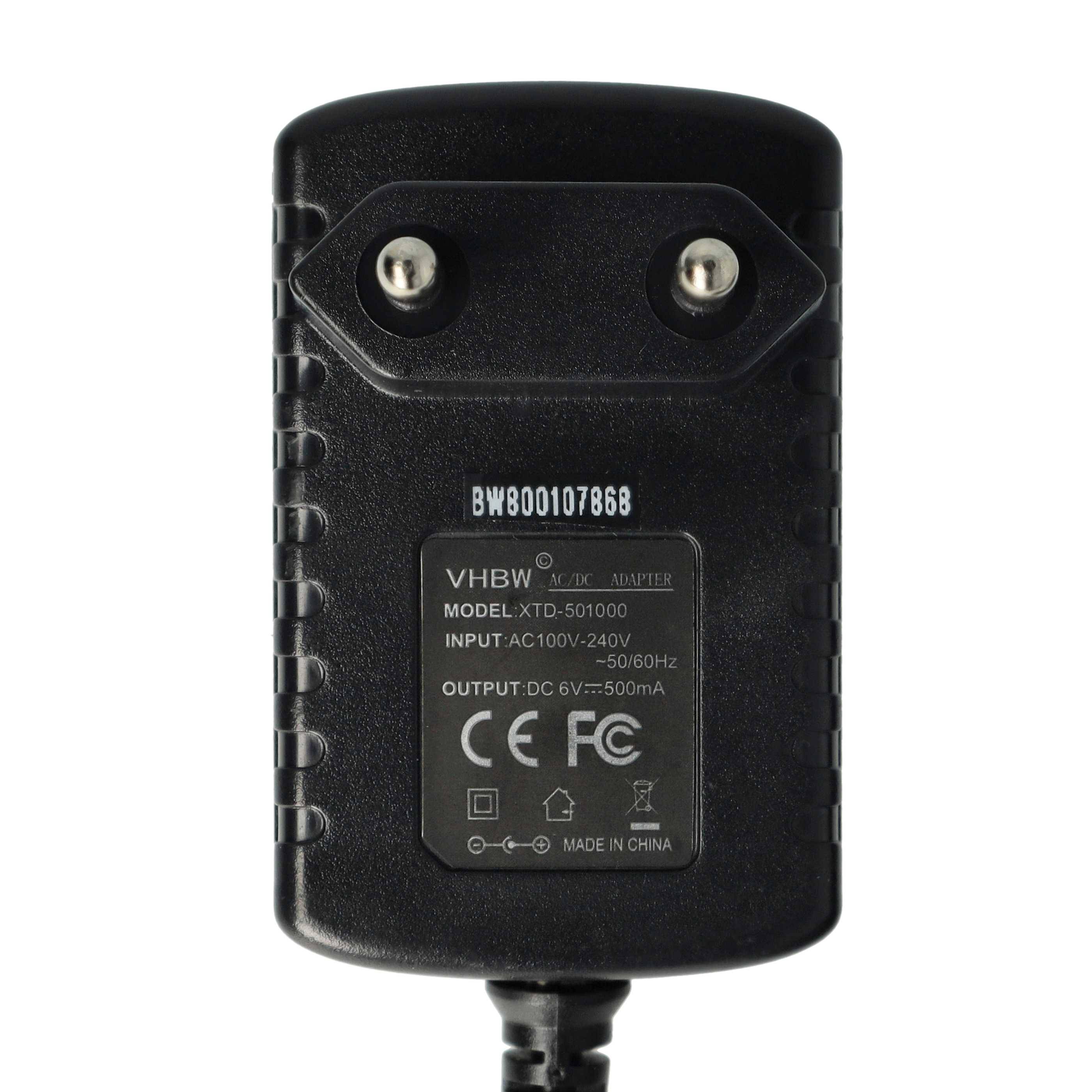 vhbw Netzteil Ladegerät Adapter kompatibel mit Omron 3 | 5, 7, 10, 60100H706S, 60120HW5SW, 60120HW5SW, Type HEM-AC-H-4