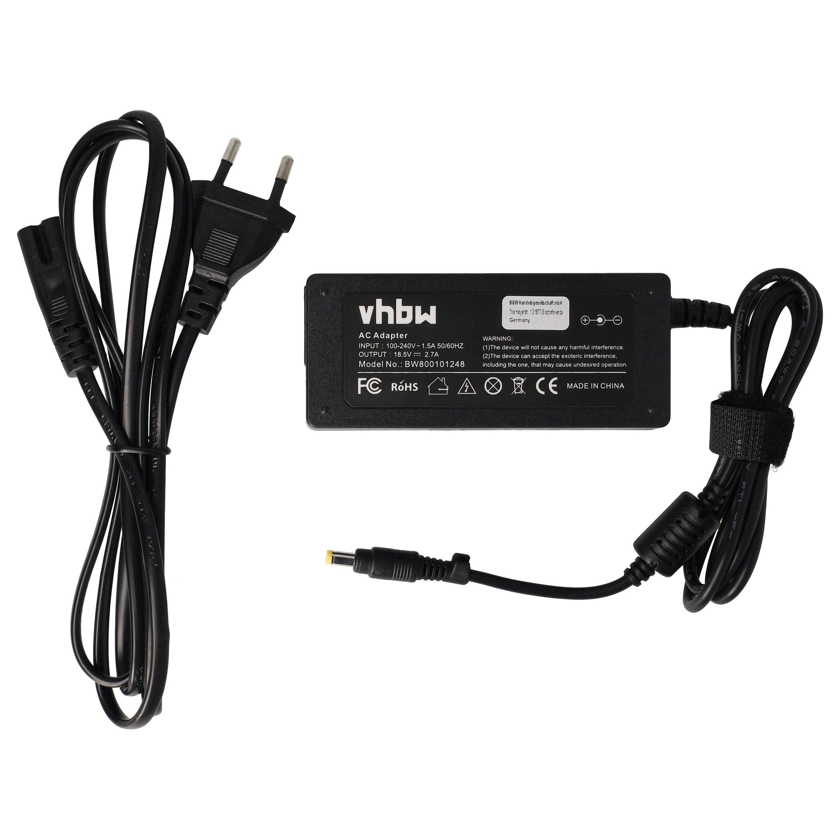 vhbw Netzteil kompatibel mit HP Business Notebook nc6000 Notebook | 50 W-0