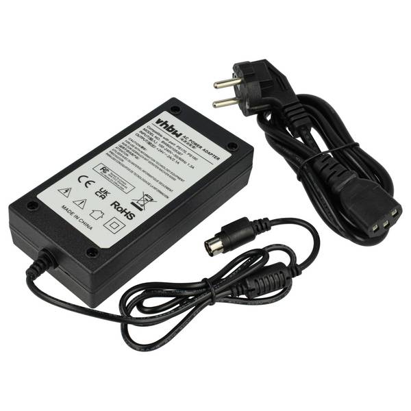 vhbw Netzteil kompatibel mit Epson TM-L90 | TM-T80, TM-T80P, TM-T88-II, TM-T88-III, TM-T90, TM-U210, TM-U220 Drucker -