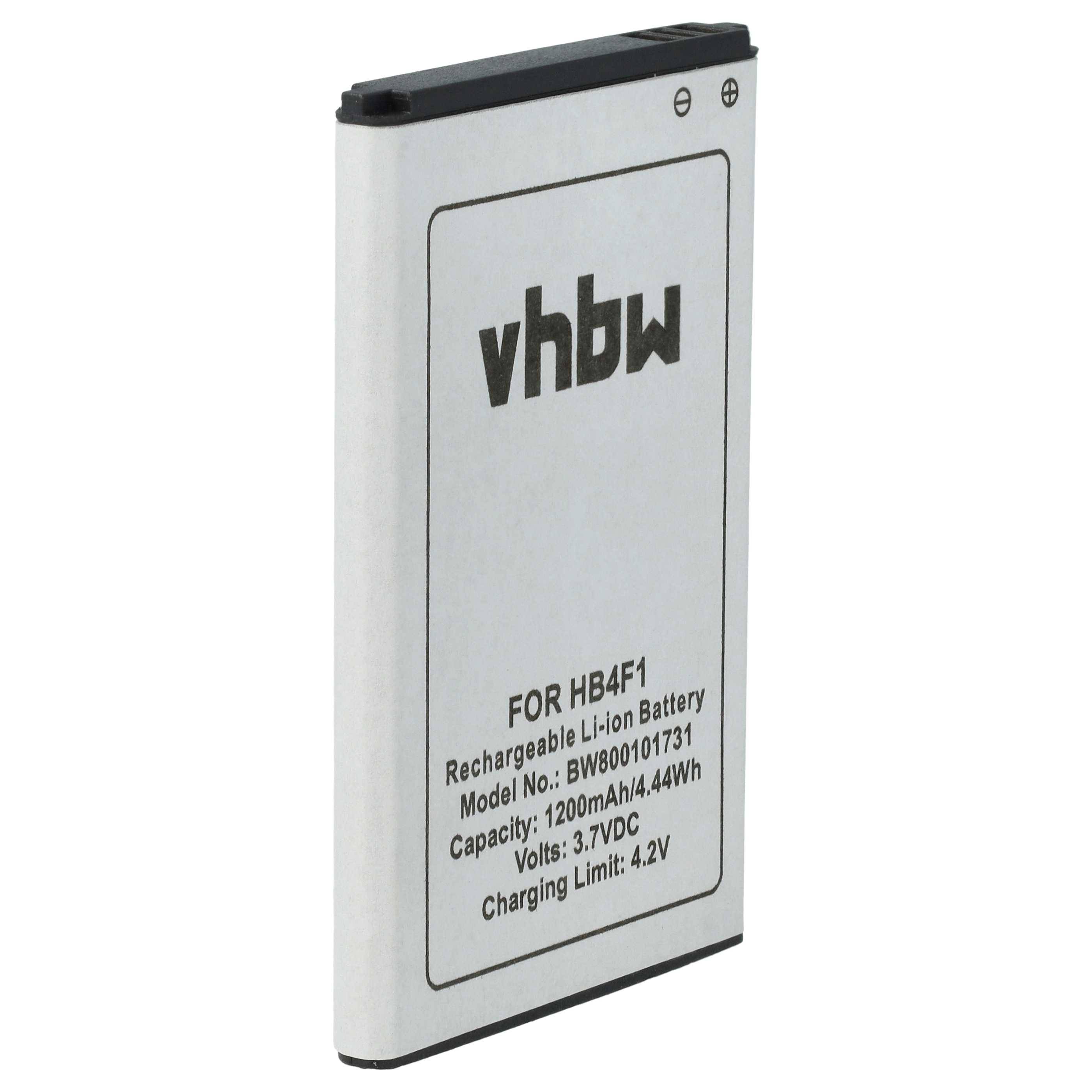 vhbw Akku kompatibel mit Huawei M860 | Pocket WiFi C01HW, MiFi E6939, P51, U8000, U8220 Router Modem Hotspots (1200 mAh-0
