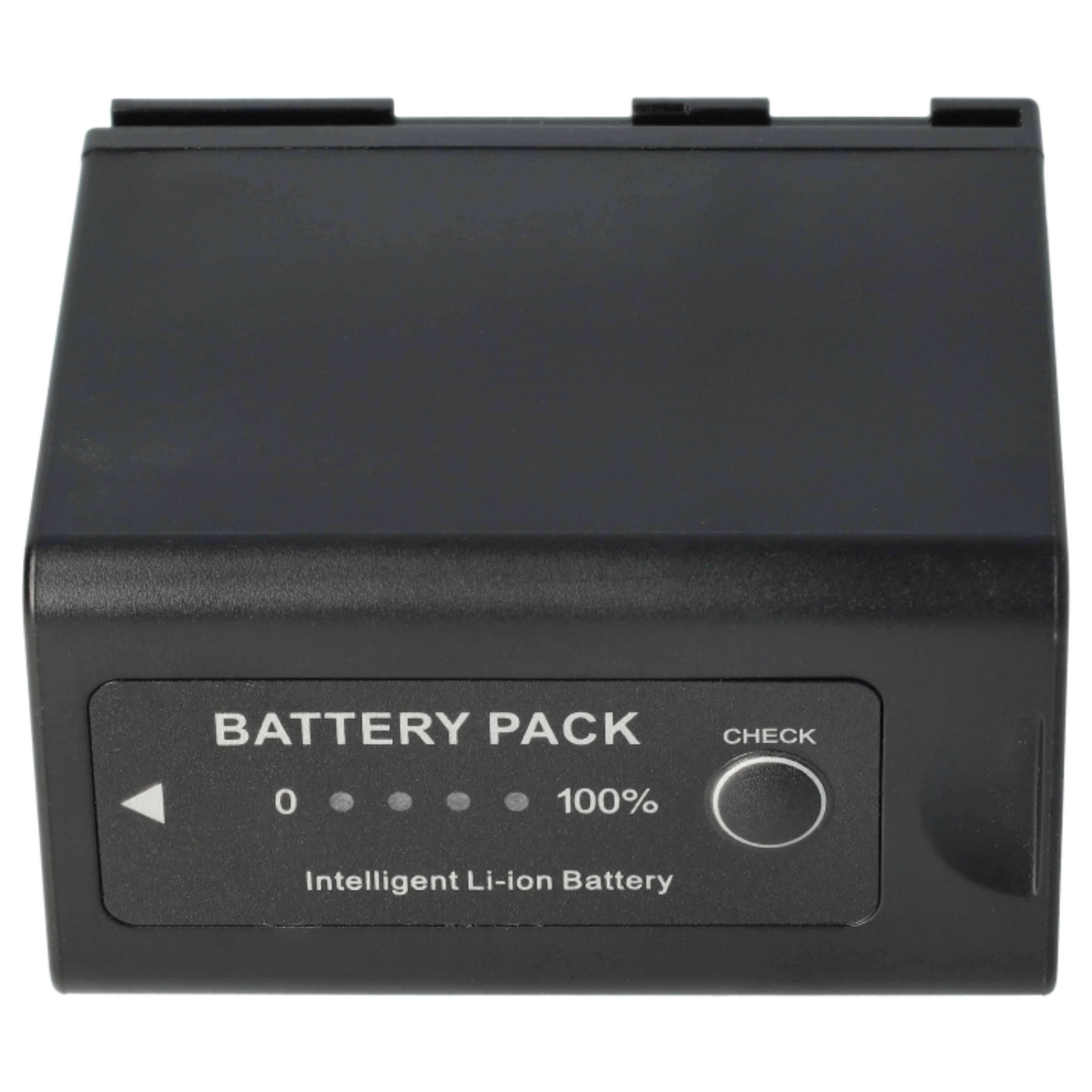 vhbw 2x Akku kompatibel mit Canon XF300 | XF305, XF100, XF105 Videokamera Camcorder (6600 mAh, 7,4 V, Li-Ion)-2