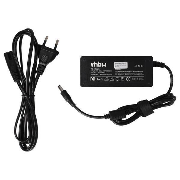 vhbw Netzteil kompatibel mit Acer Aspire 1200 Notebook | 200 cm, 60 W