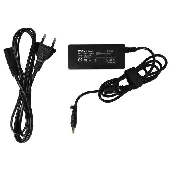 vhbw 1x Netzteil kompatibel mit Asus Eee PC 701SD | 701SDX, 5G, 8G, 4G, 701, 700, 904hd, 904, 901, AD59930, 900 Notebook