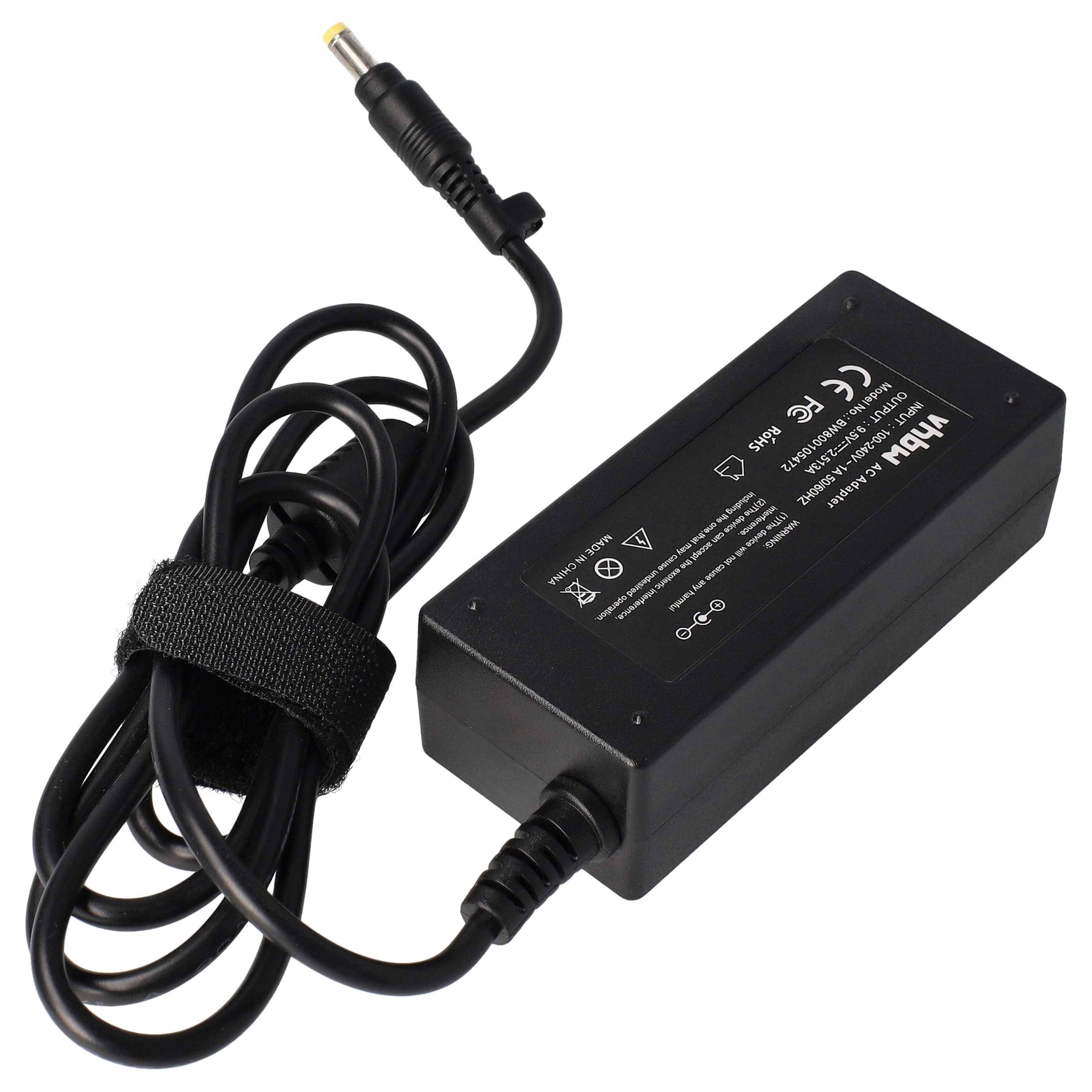 vhbw 1x Netzteil kompatibel mit Asus Eee PC 701SD | 701SDX, 5G, 8G, 4G, 701, 700, 904hd, 904, 901, AD59930, 900 Notebook-3