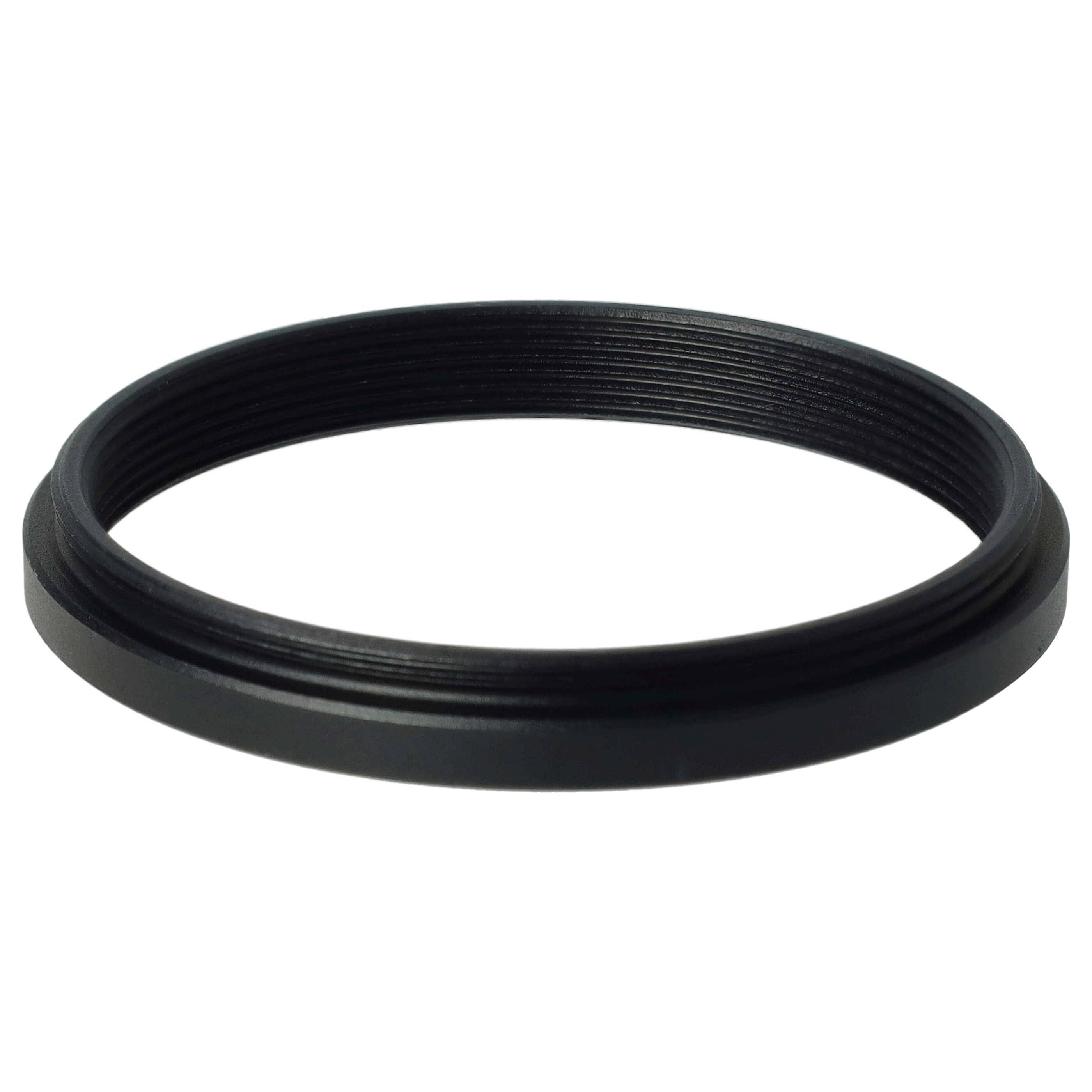vhbw Step-Down-Ring Adapter von 46 mm auf 43 mm für Kamera Objektiv | Filteradapter, Metall Schwarz-1