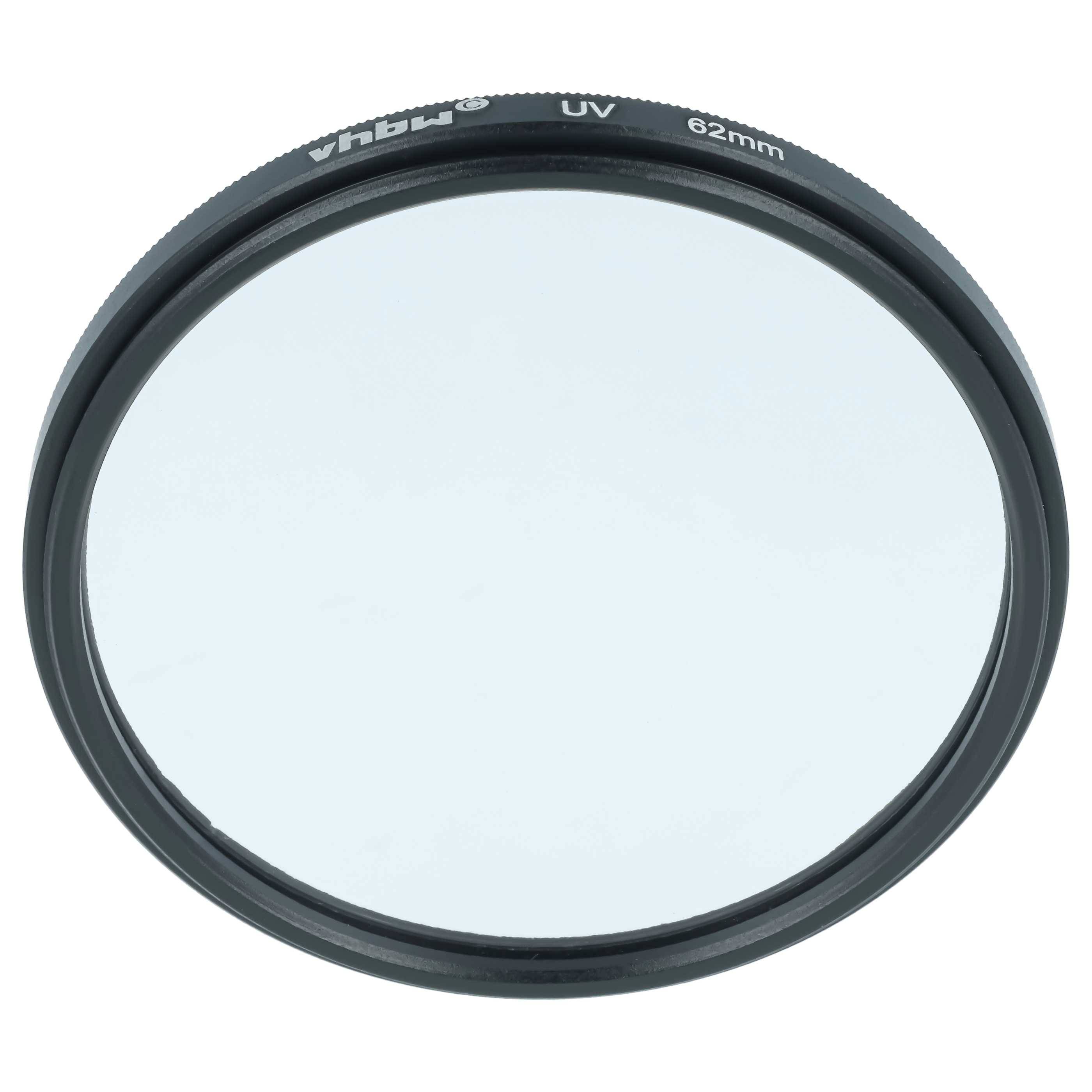 vhbw Universal UV Filter für Kamera Objektive mit 62mm Filtergewinde | UV Schutzfilter, Schwarz-1