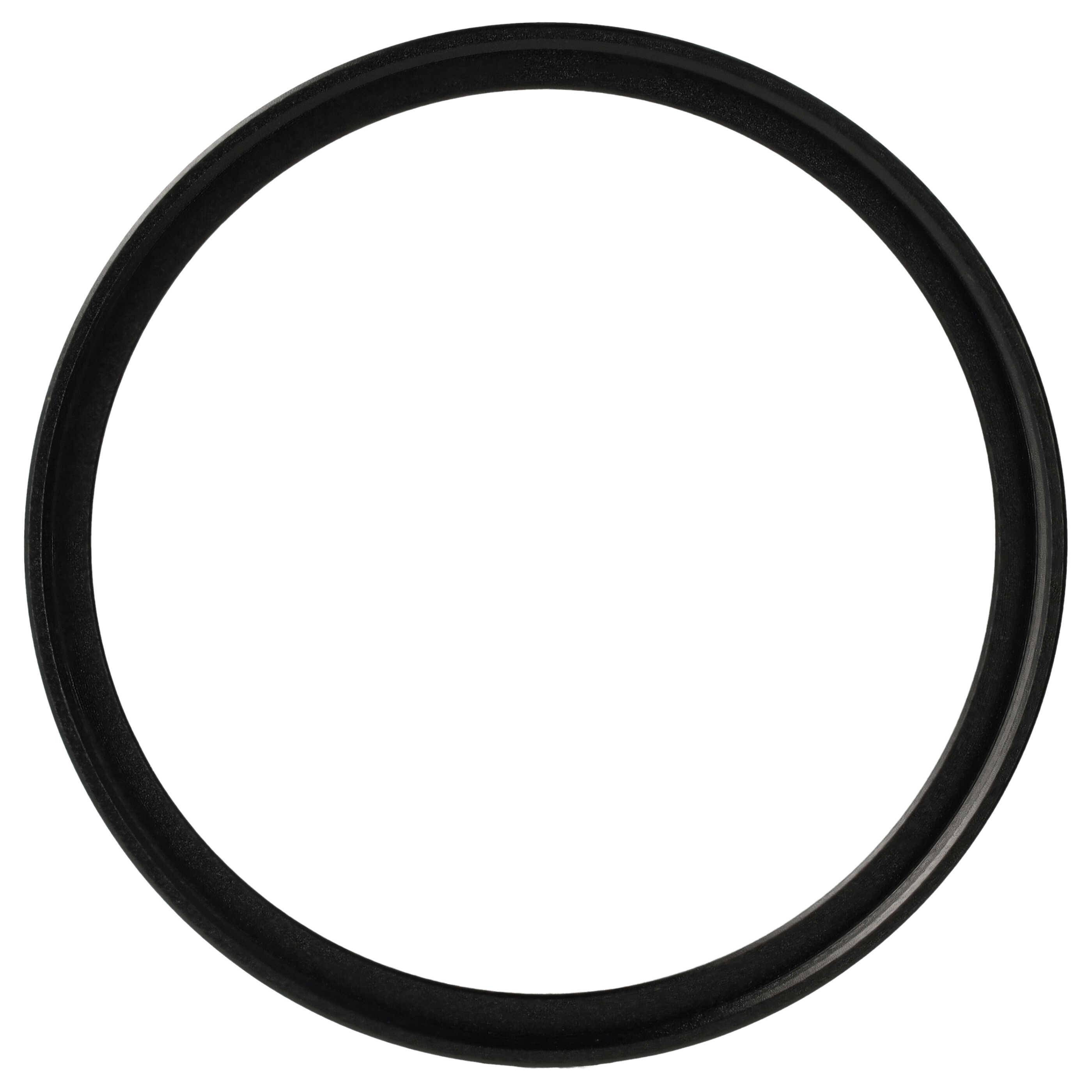 vhbw Step-Up-Ring Adapter 55mm - 58mm für Kamera Objektiv | Filteradapter, Metall Schwarz-1