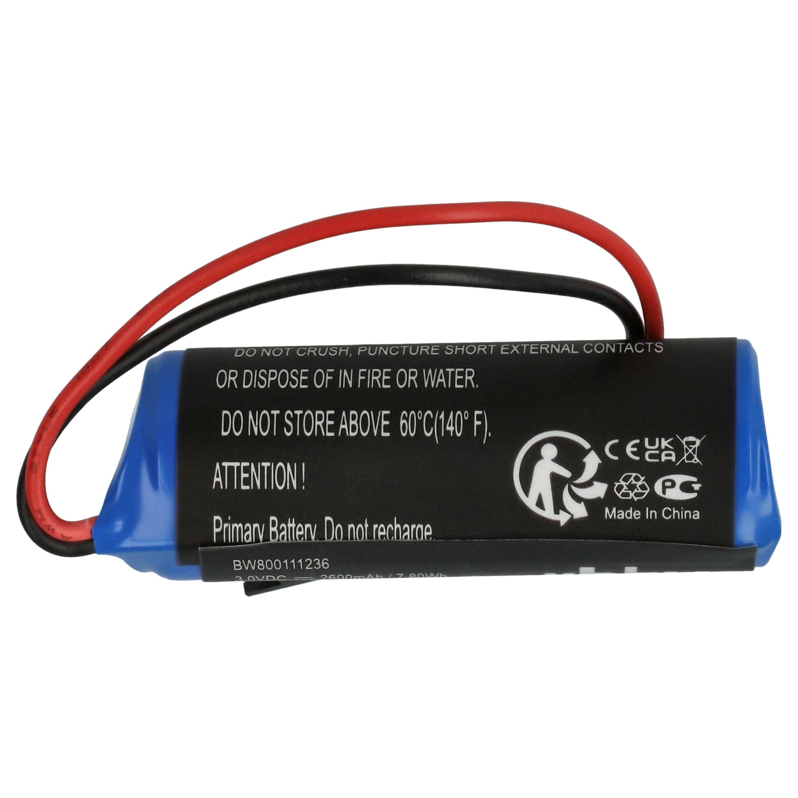 vhbw Akku Ersatz für CR17450E-R | CR17450ER, CR17450 für PLC Programmable Logic Controller (2600 mAh, 3 V, Li-Ion)-3
