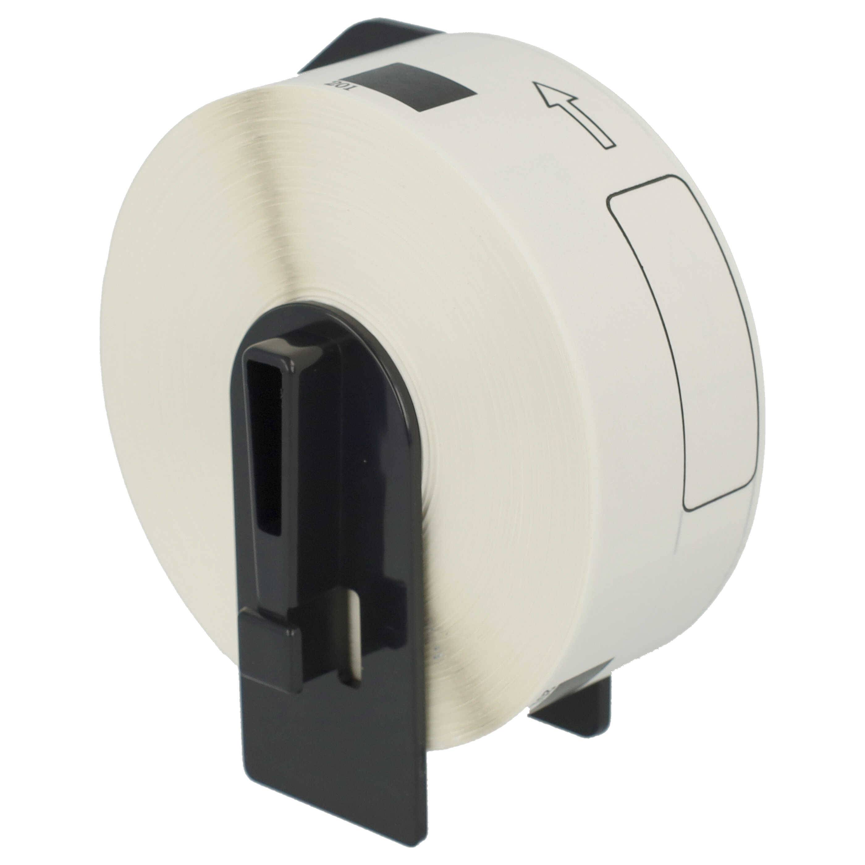 vhbw 2x Etiketten-Rolle mit Halter 29mm x 90mm (400 Etiketten) kompatibel mit Brother PT QL-820NWB Etiketten-Drucker-1