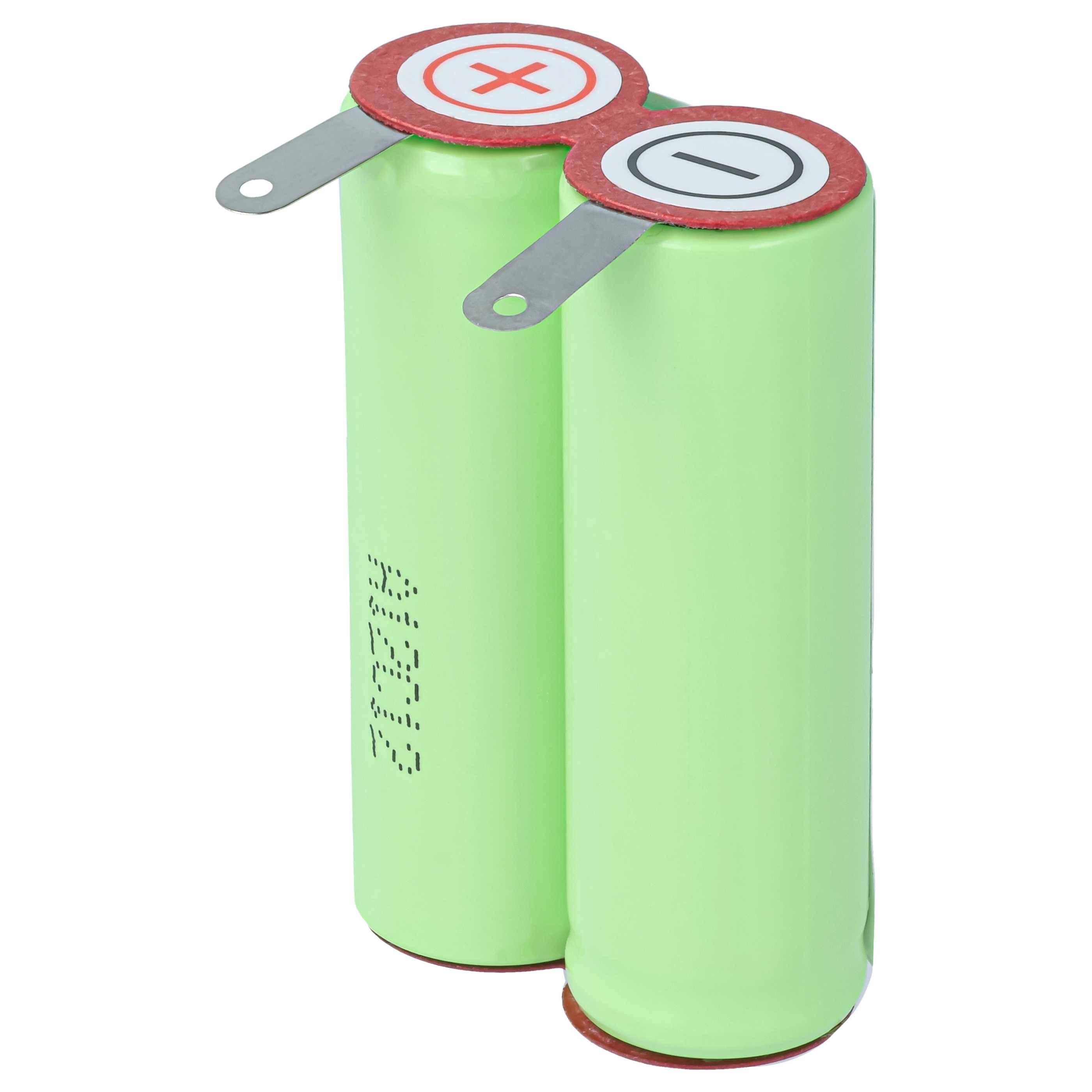 vhbw Akku kompatibel mit Norelco 482213810728 | 6828XL, 6891XL, 7867XL, 8831XL, 8880XL, 8881X, 8881XL Rasierer (2000 mAh-1