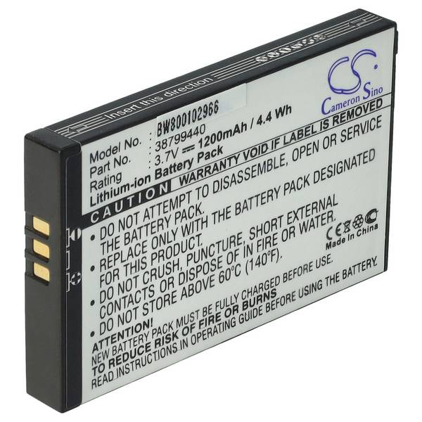 vhbw Akku kompatibel mit Becker Traffic Assist Pro | Pro Ferrari 7929, Pro 7929, Pro 7916 GPS Navigation Navi (1200 mAh
