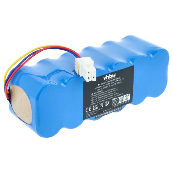vhbw 1x Akku Ersatz für Samsung DJ96-00113A für Home Cleaner Heimroboter (2100 mAh, 14,4 V, NiMH)